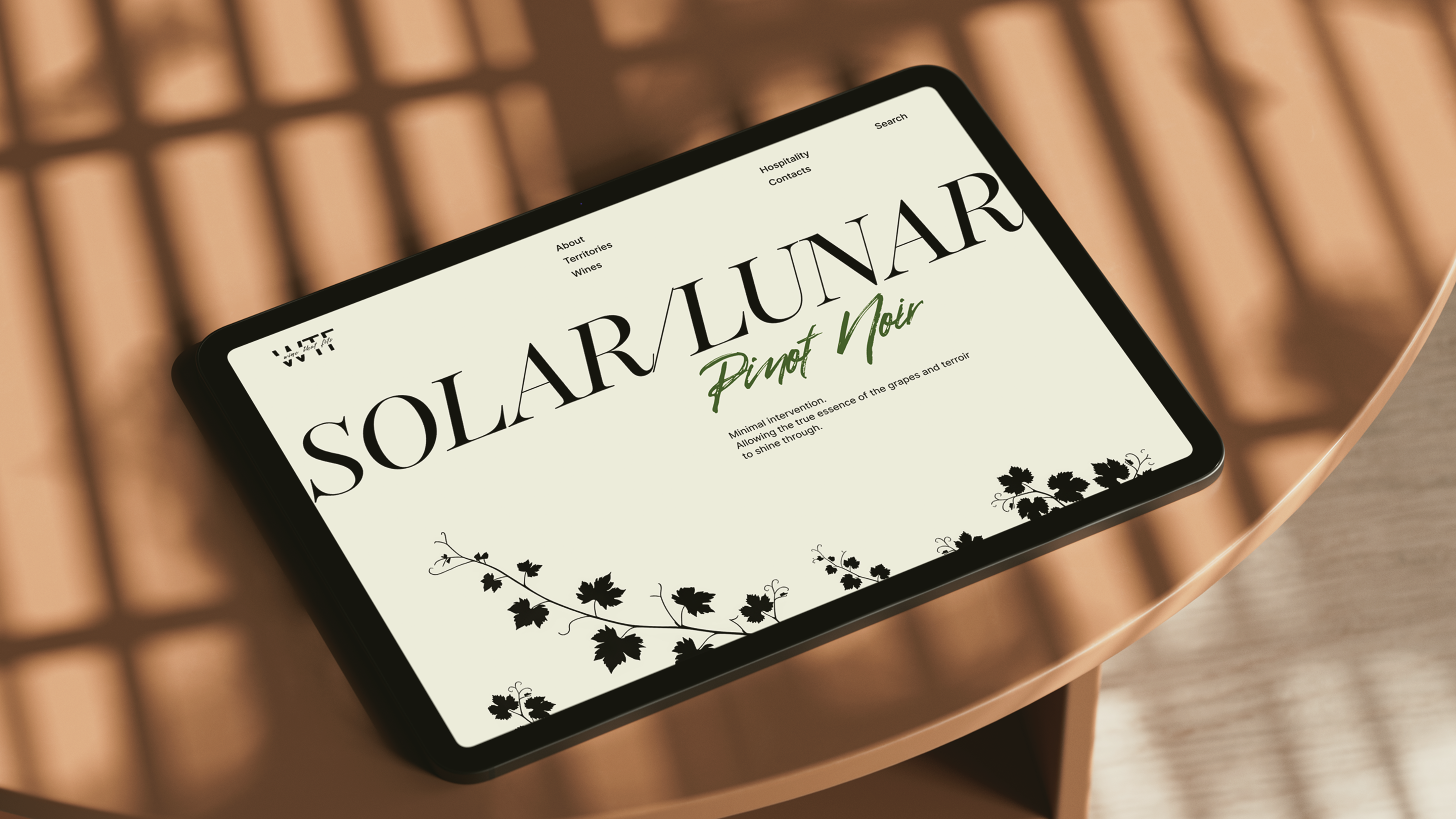 WINE THAT FITS Biodynamic winery website — Изображение №7 — Интерфейсы, Брендинг на Dprofile