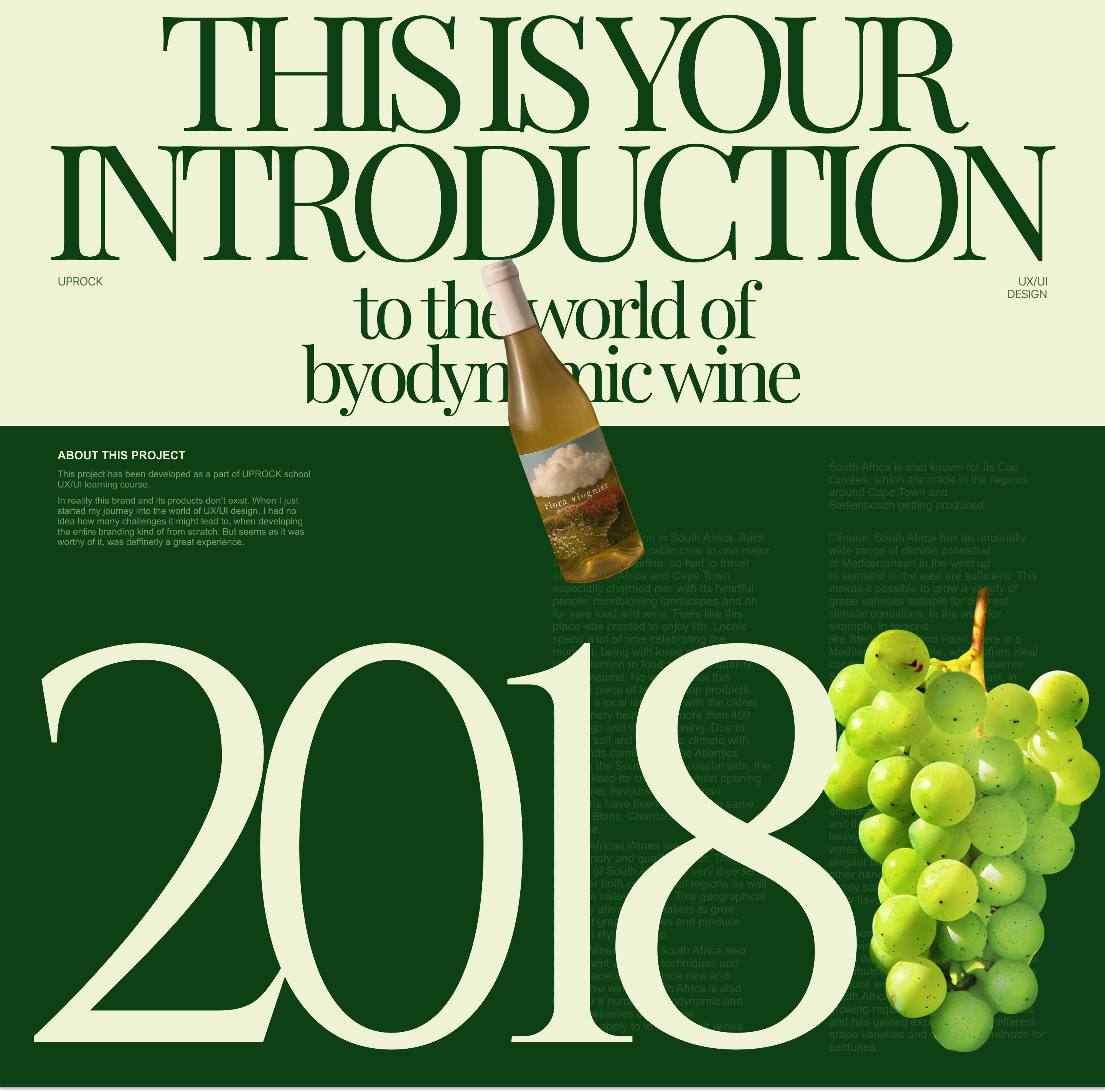 WINE THAT FITS Biodynamic winery website — Изображение №1 — Интерфейсы, Брендинг на Dprofile