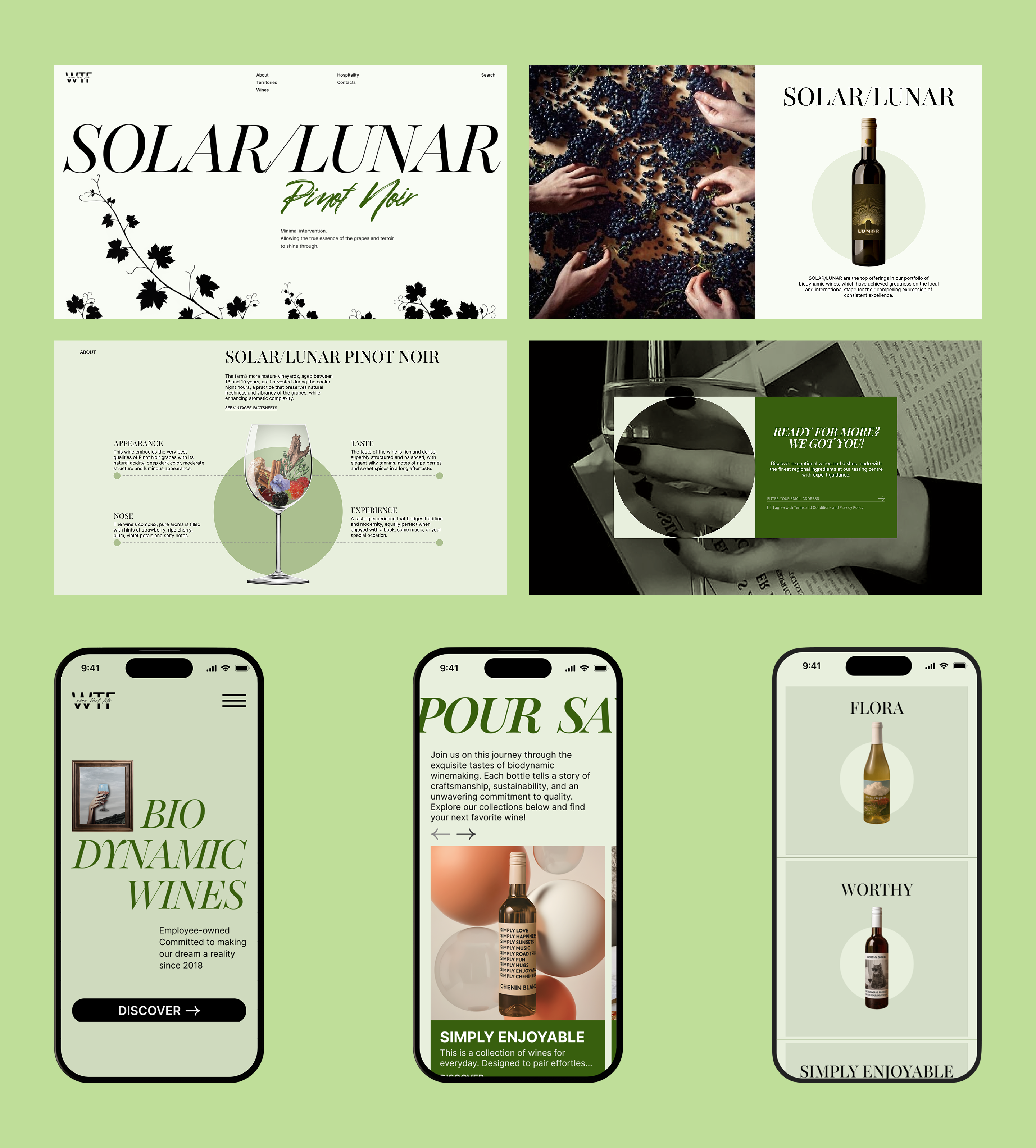 WINE THAT FITS Biodynamic winery website — Изображение №8 — Интерфейсы, Брендинг на Dprofile