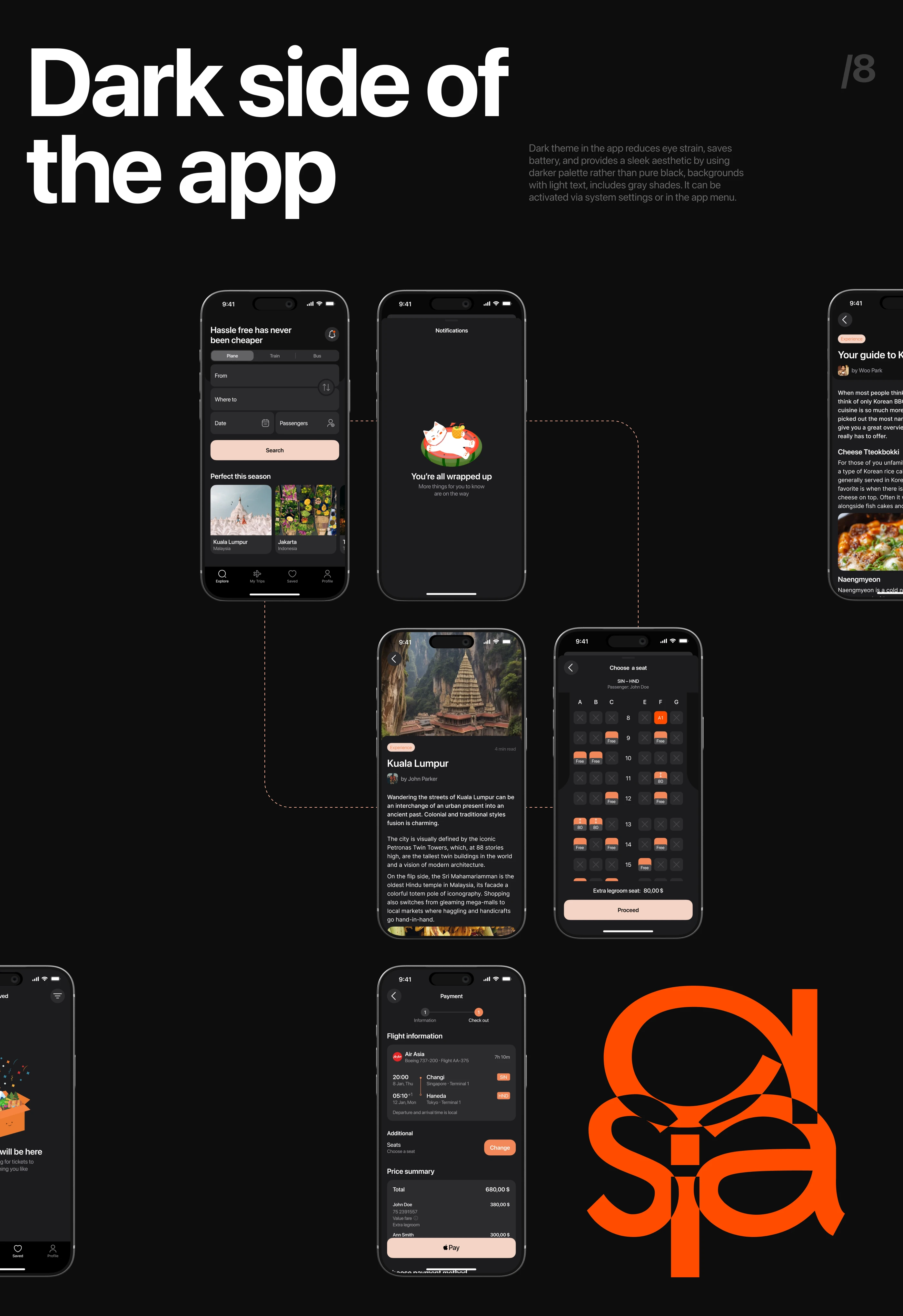 Asia Go! | Travel booking app — Изображение №14 — Интерфейсы на Dprofile