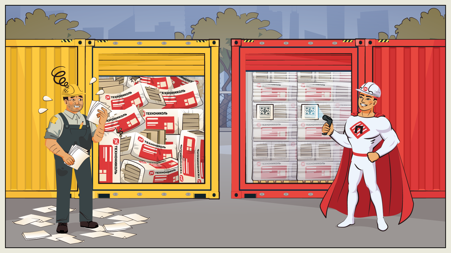 Технониколь  | Explainer Video — Изображение №7 — Иллюстрация, Анимация на Dprofile