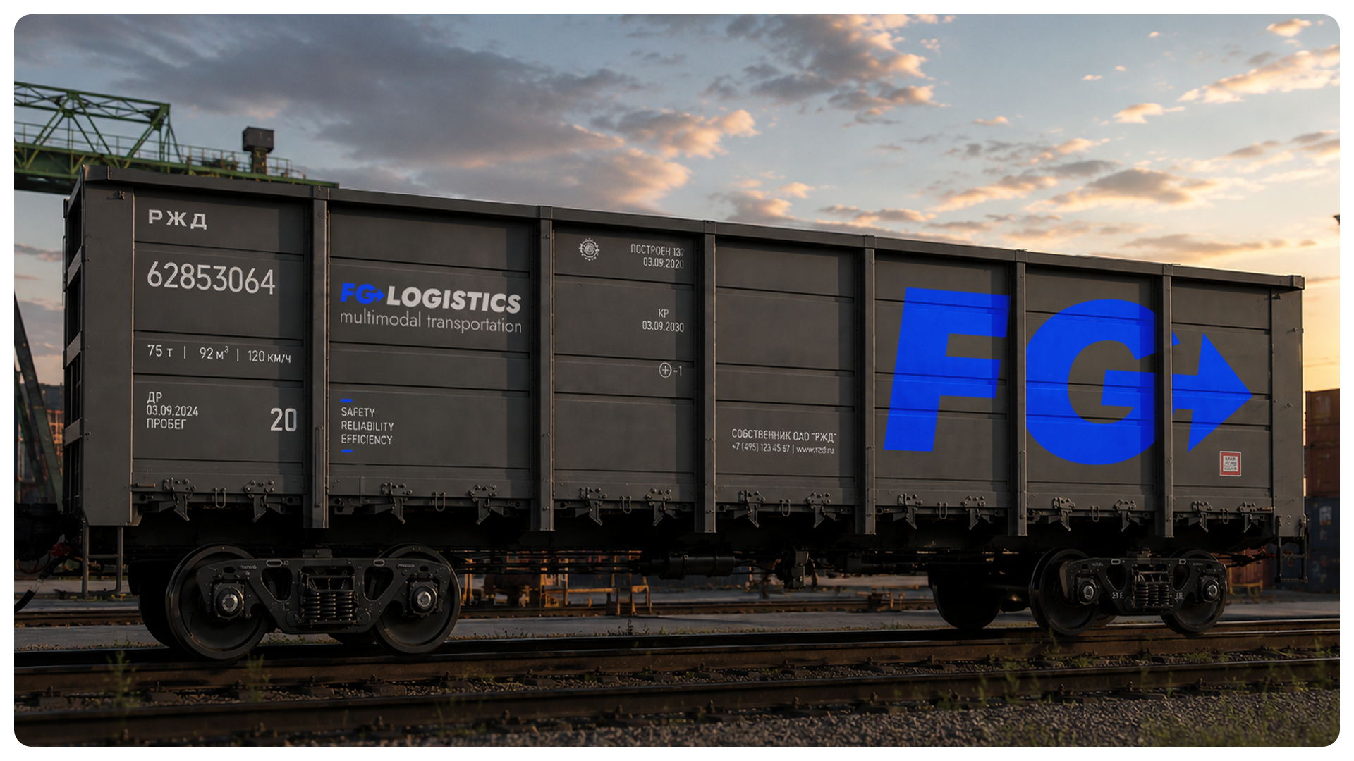 FG-LOGISTICS | LOGOTYPE — Изображение №7 — Брендинг на Dprofile