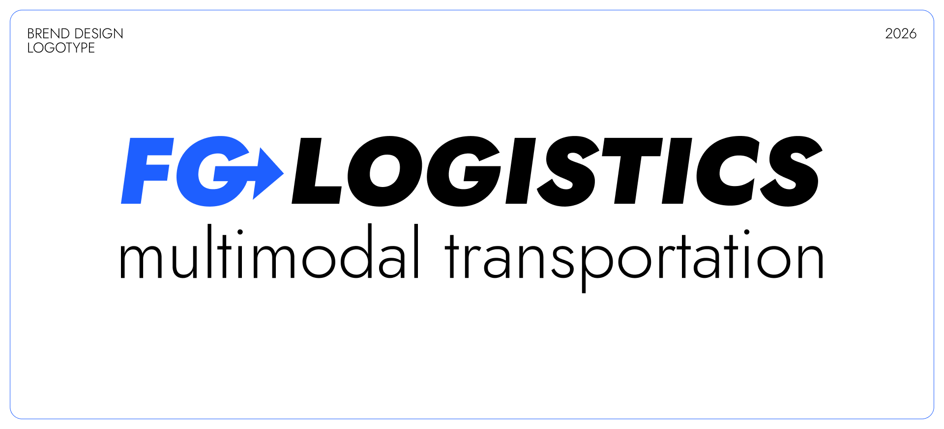 FG-LOGISTICS | LOGOTYPE — Изображение №1 — Брендинг на Dprofile