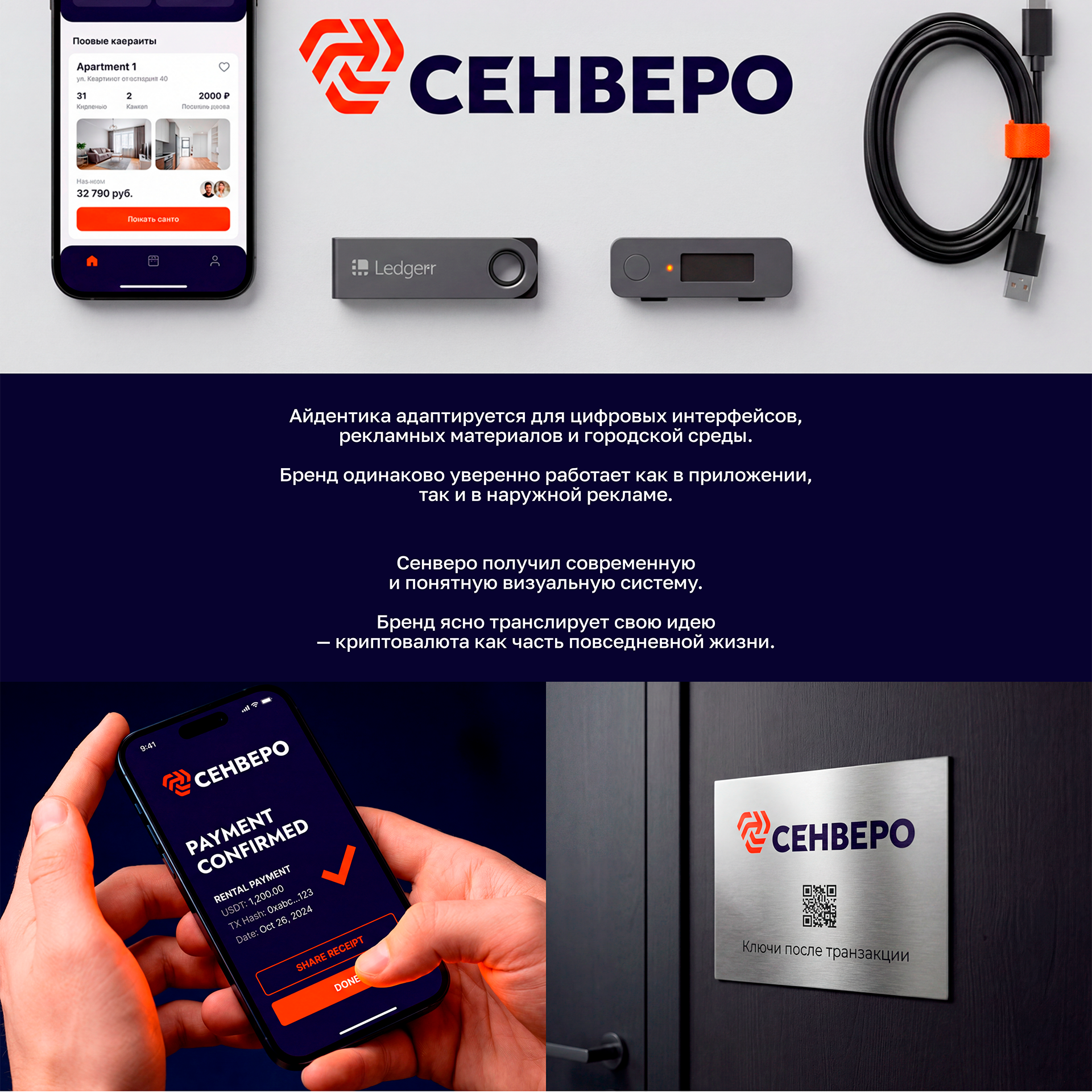 Айдентика для крипто-сервиса Сенверо — Изображение №4 — Брендинг на Dprofile