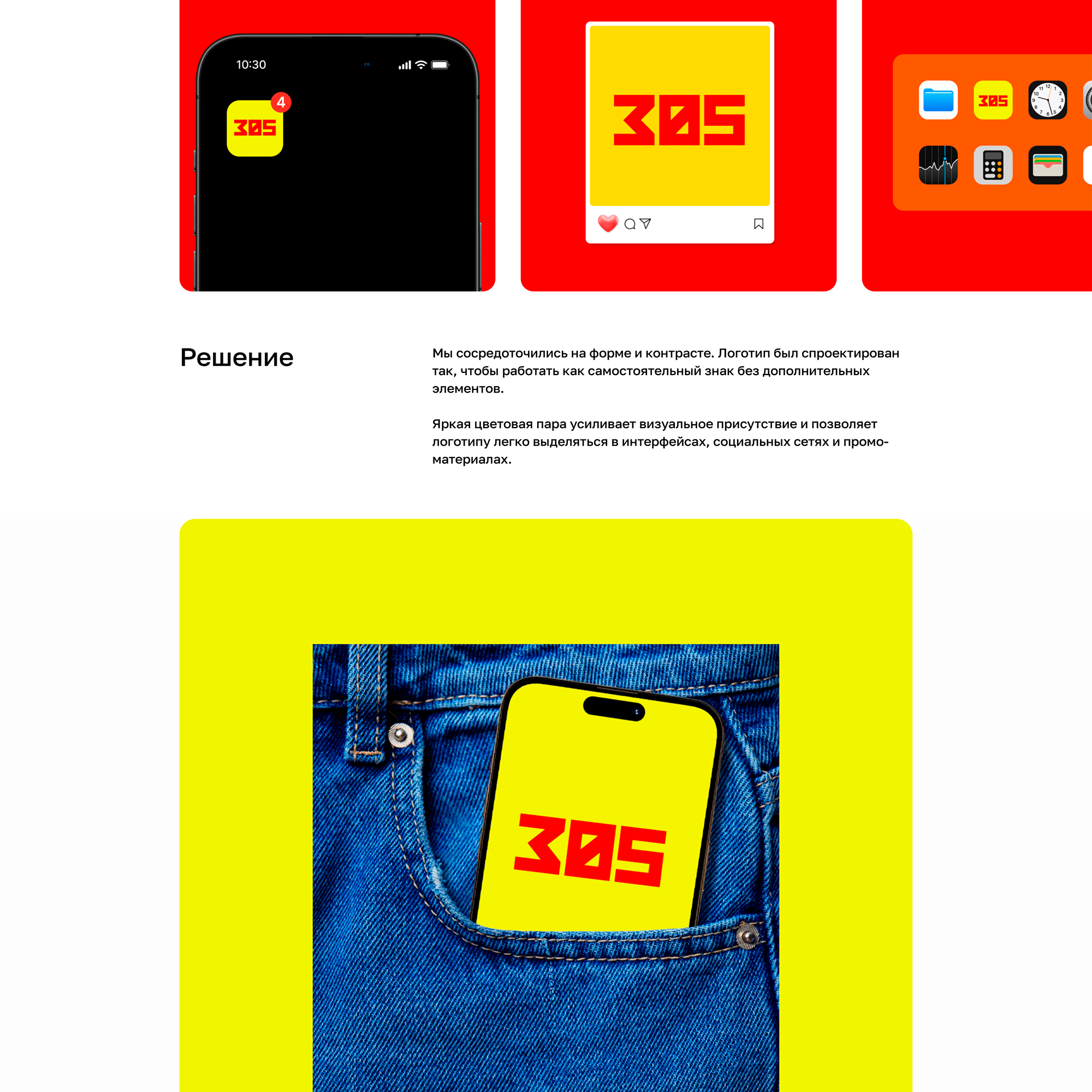 Логотип для 305 — Изображение №3 — Брендинг на Dprofile