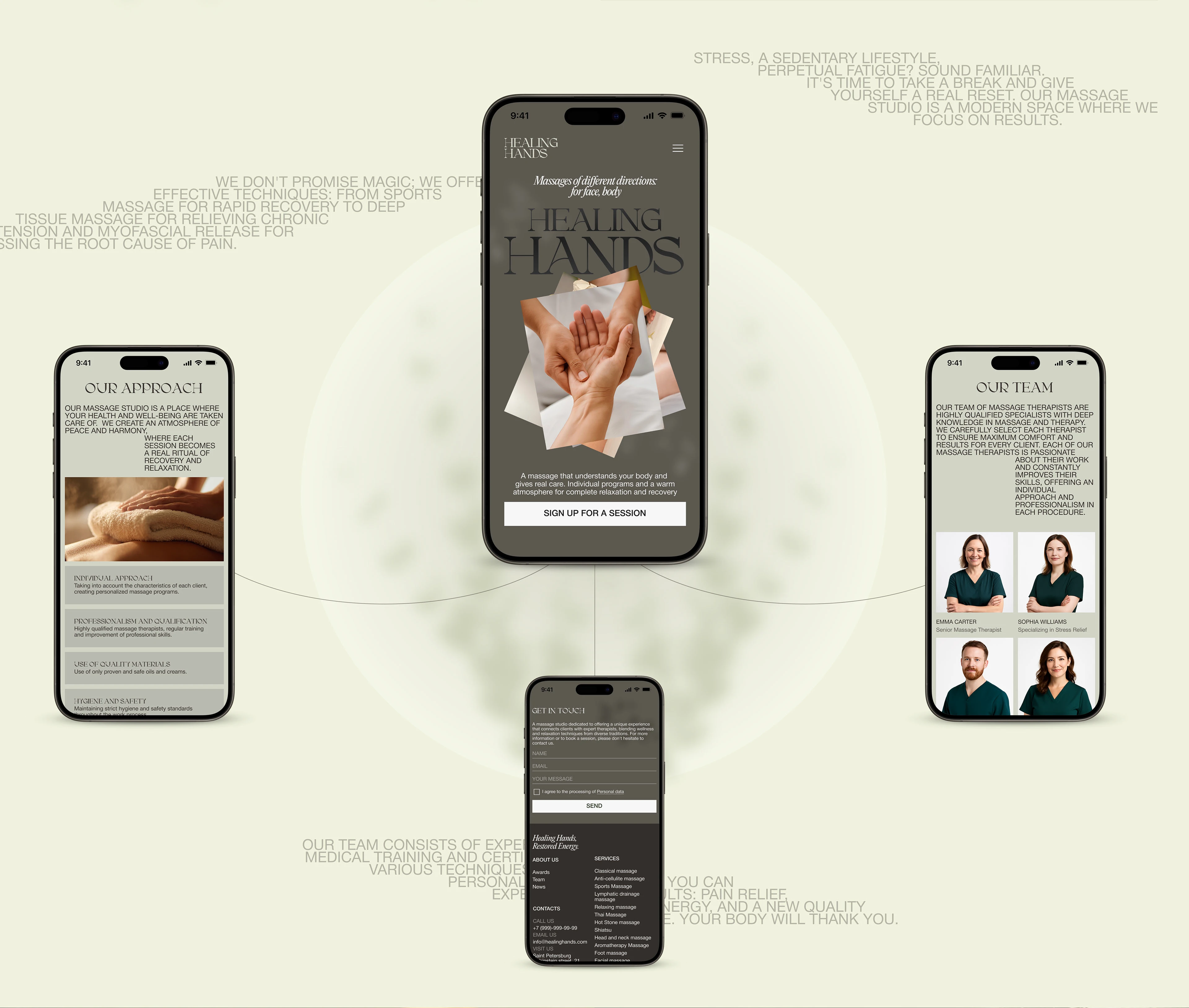 Healing Hands — Изображение №4 — Интерфейсы на Dprofile