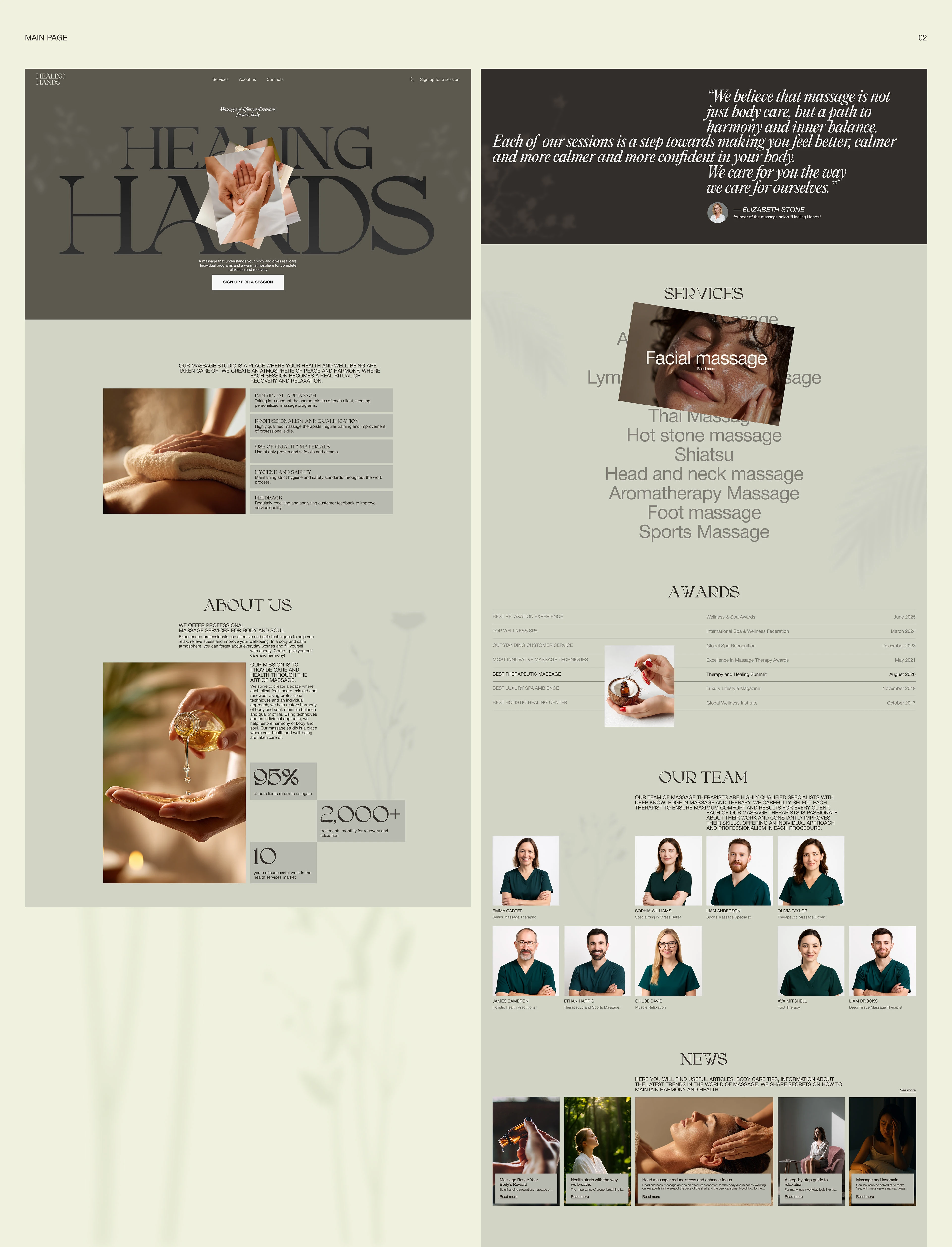 Healing Hands — Изображение №3 — Интерфейсы на Dprofile