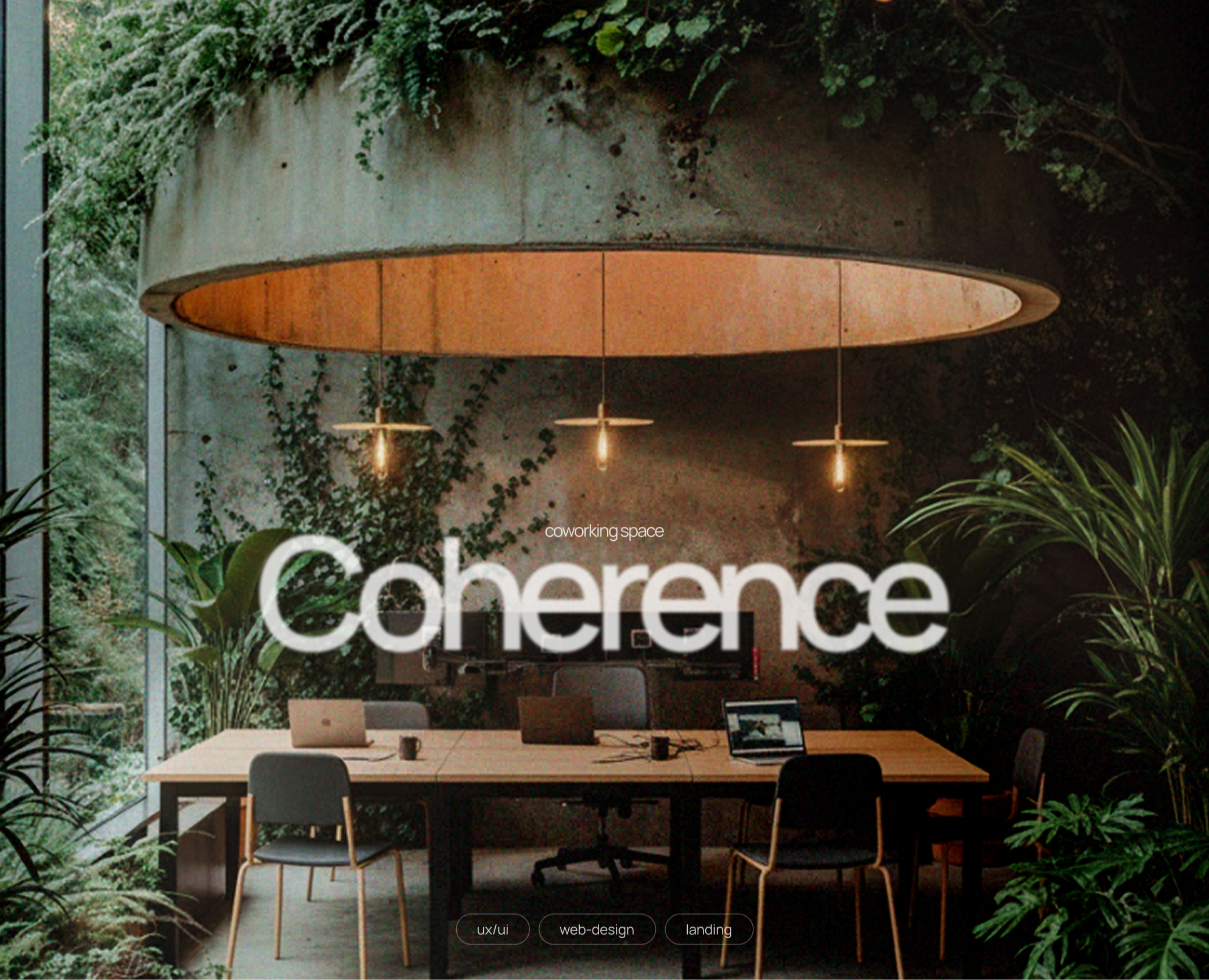 Coherence {workspace} • web site design — Интерфейсы на Dprofile