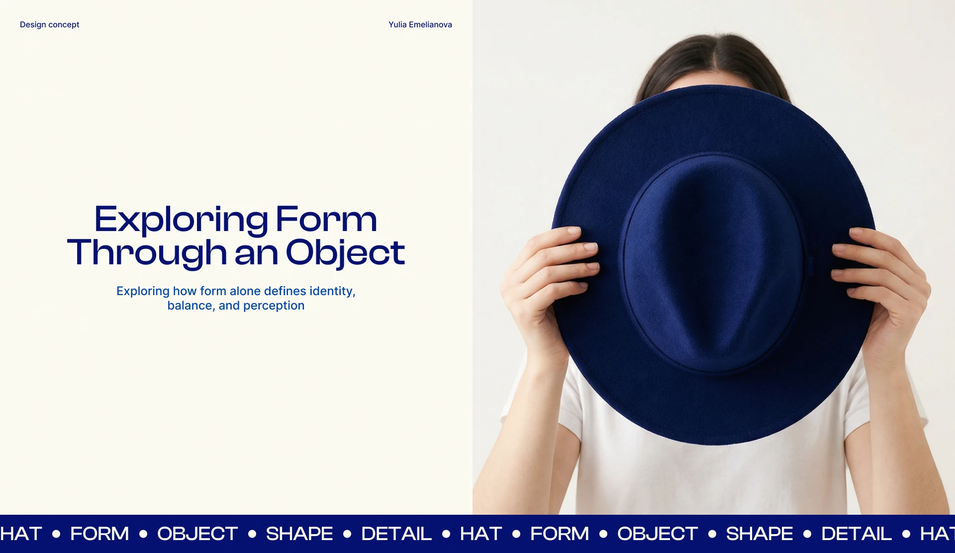 Hat — концепт лендинга — Изображение №1 — Интерфейсы на Dprofile