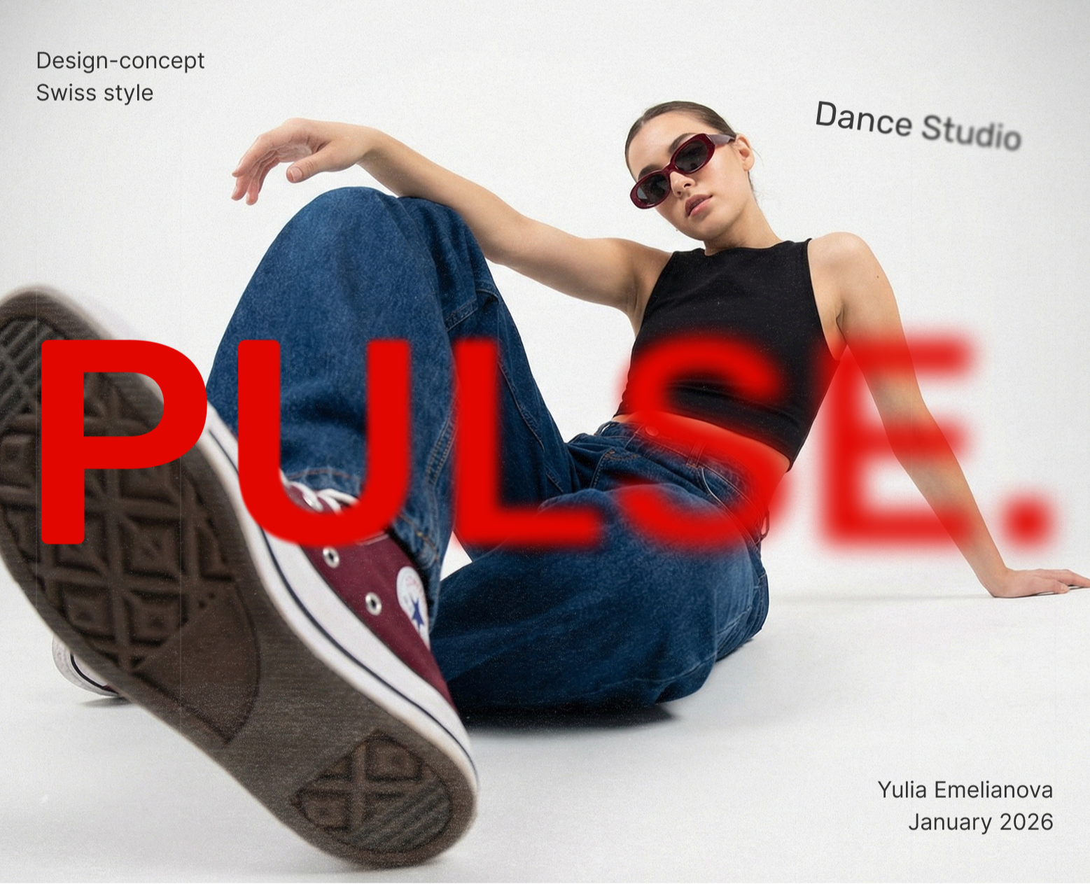 Лендинг для студии танца на Dprofile