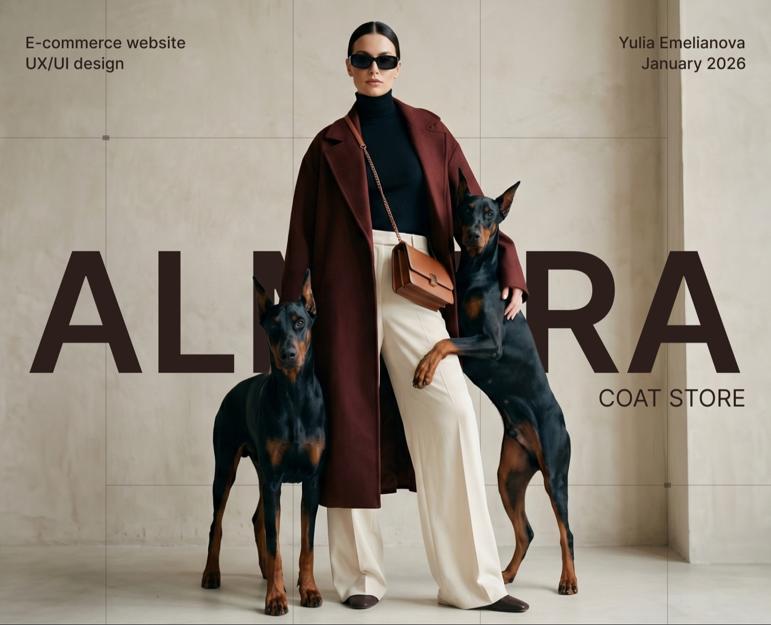 Almara — Интернет магазин авторских женских пальто — Интерфейсы на Dprofile