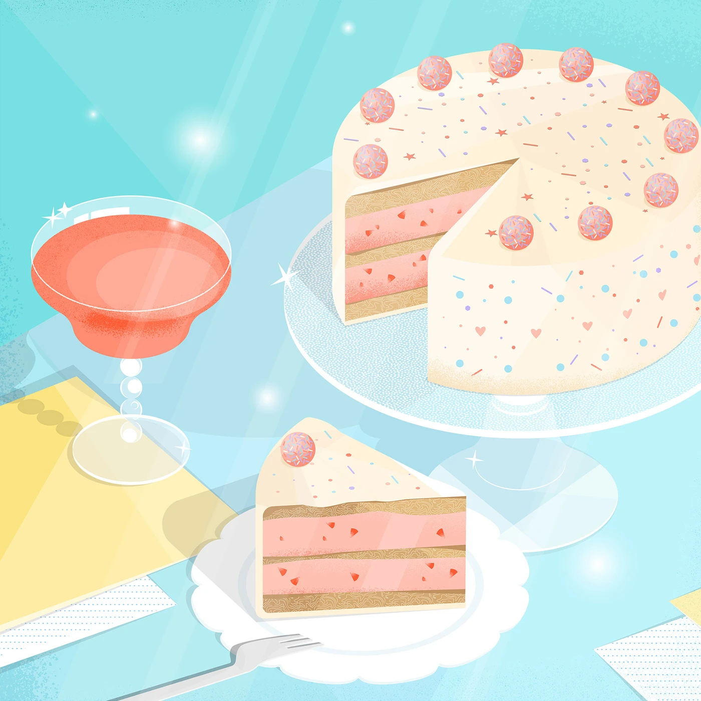 Коллекция иллюстраций | Grains and gradients — Изображение №9 — Иллюстрация на Dprofile