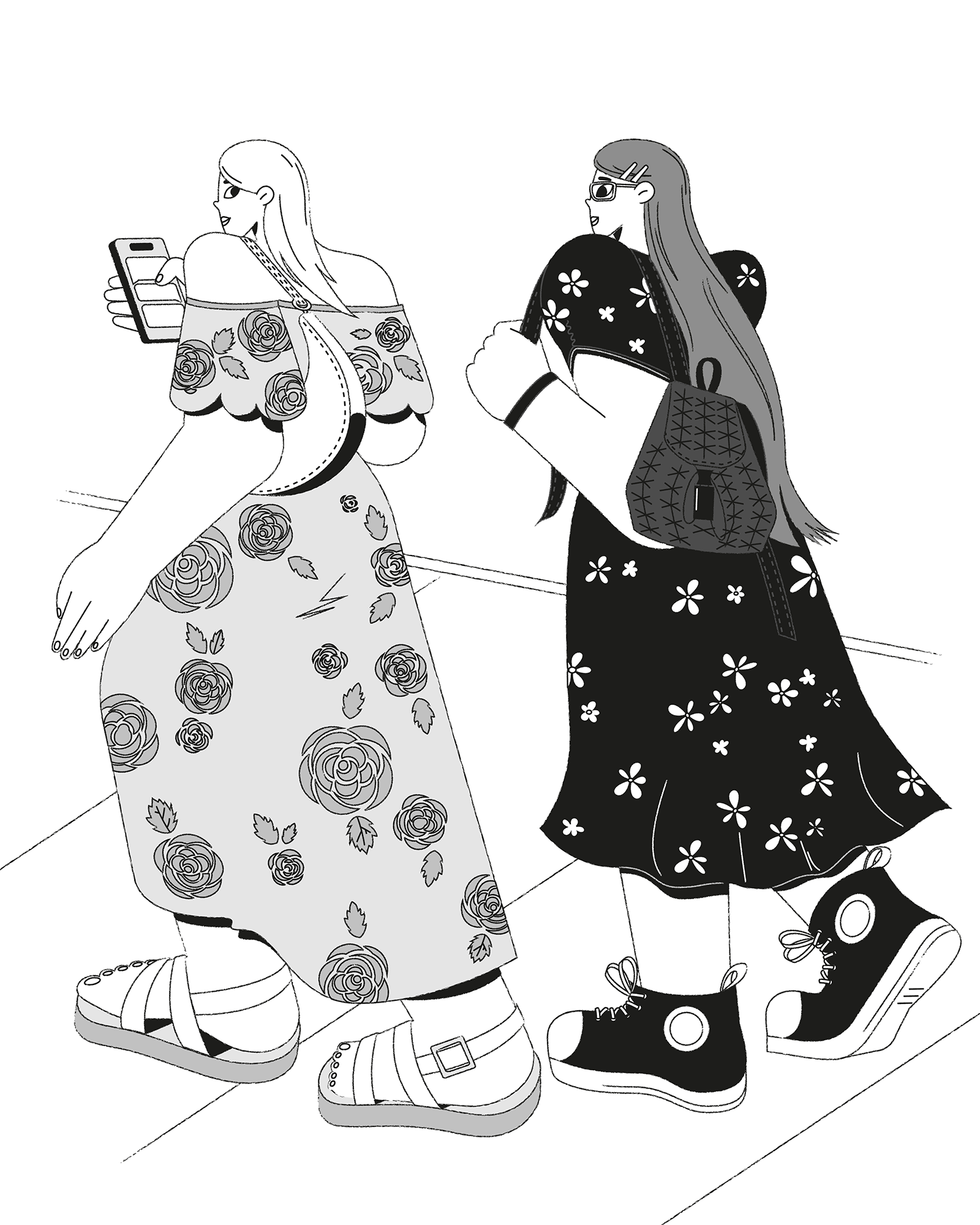 Серия иллюстраций | Metro Muses — Изображение №6 — Иллюстрация на Dprofile