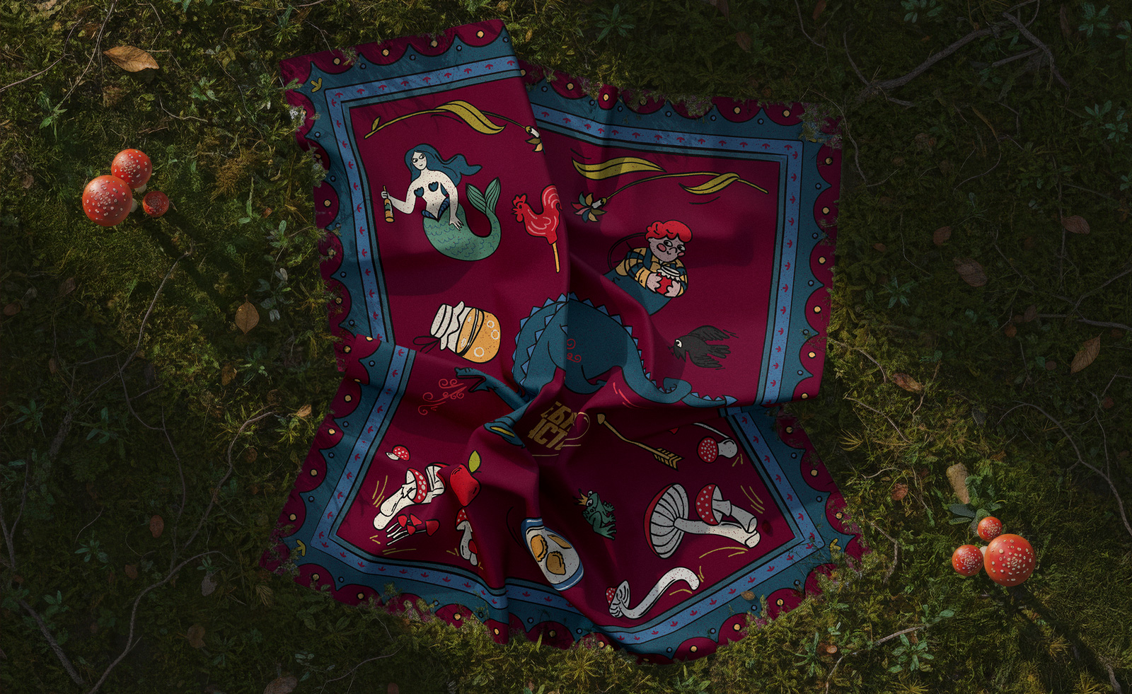 Иллюстрация | Промо-мерч для ОККО — Изображение №1 — Иллюстрация, Графика на Dprofile