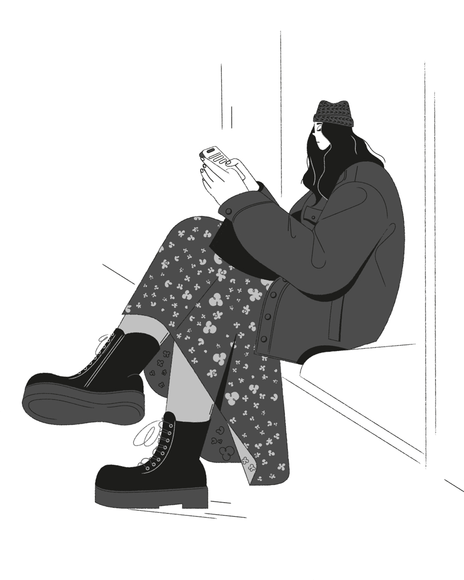 Серия иллюстраций | Metro Muses — Изображение №7 — Иллюстрация на Dprofile