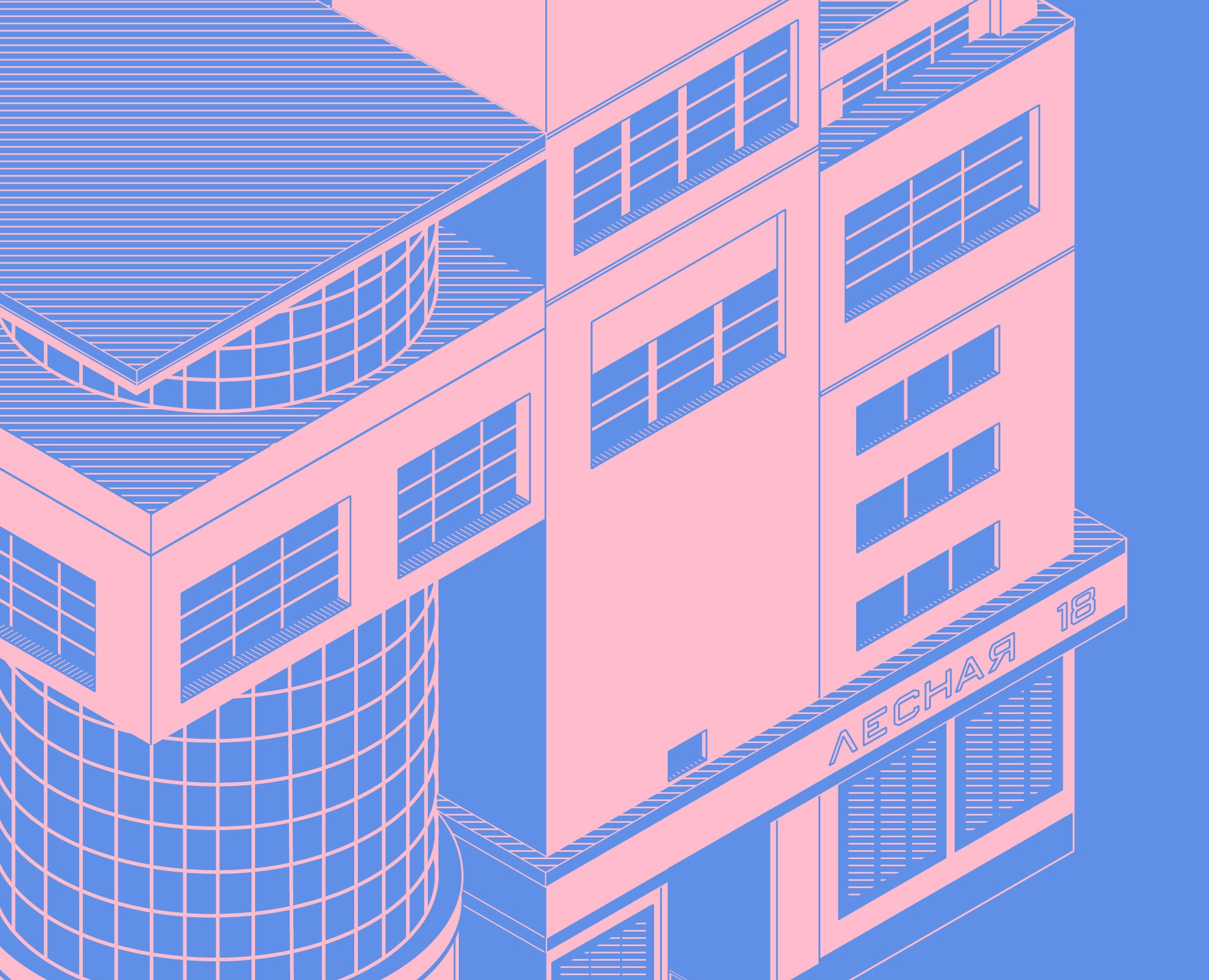 Серия иллюстраций | Изометрическая архитектура — Иллюстрация, Графика на Dprofile