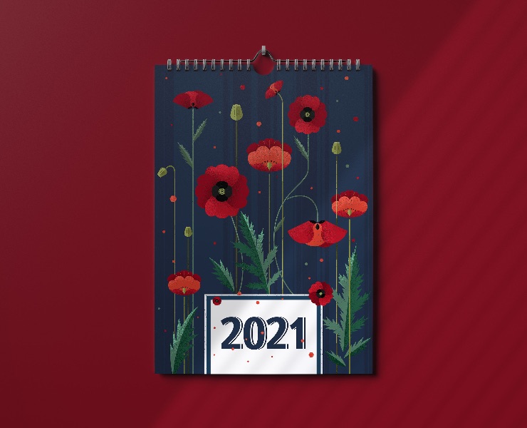 Иллюстрации | Календарь 2021 — Иллюстрация, Графика на Dprofile
