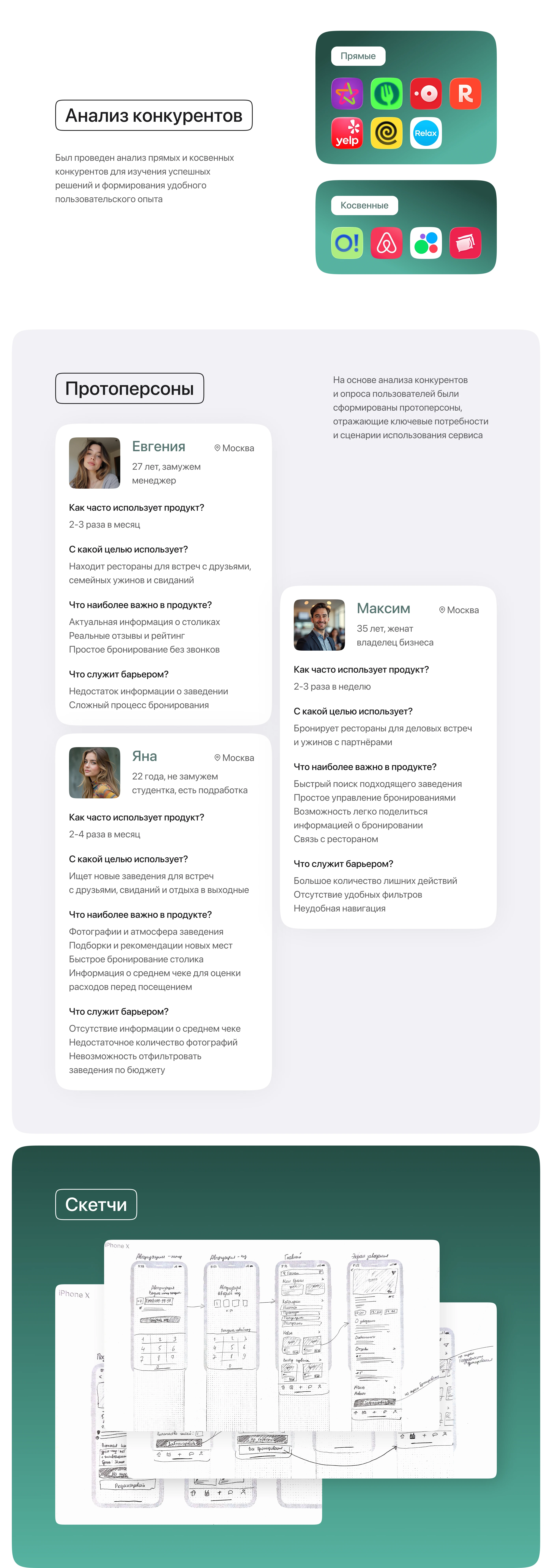 Мобильное приложение iOS | Mobile App table reservation — Изображение №2 — Интерфейсы на Dprofile