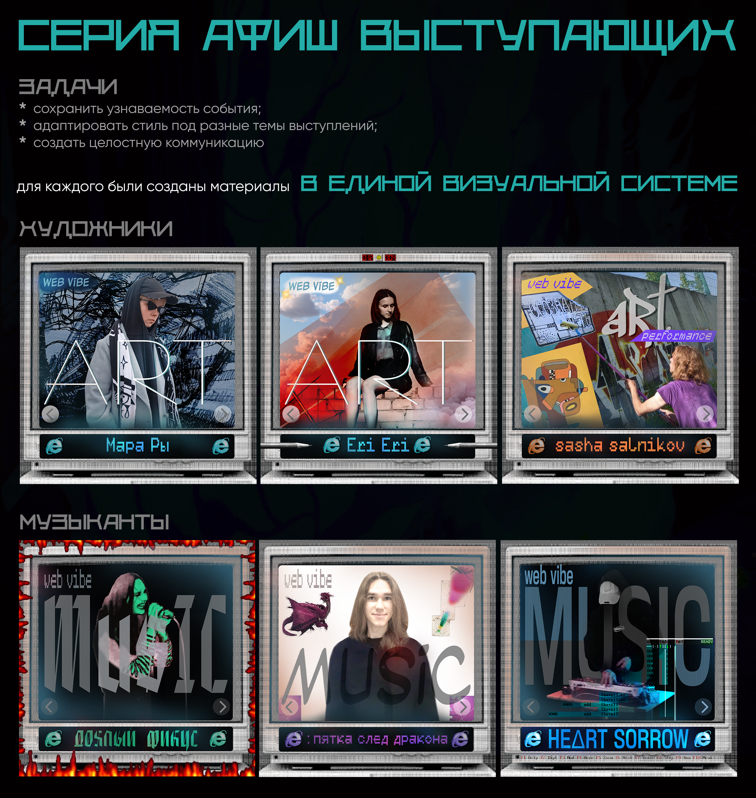 ВЕБ ВАЙБ: айдентика и дизайн ивента — Изображение №9 — Брендинг, Графика на Dprofile