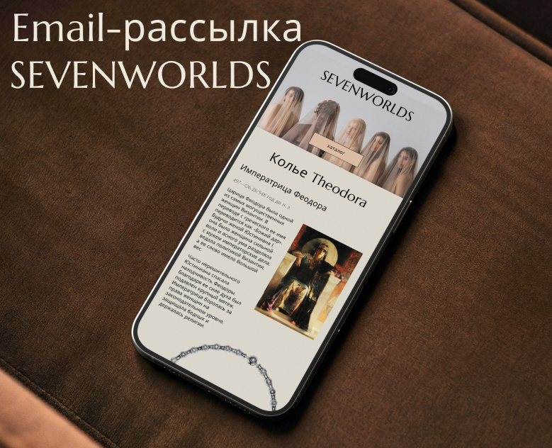 Email-рассылка для SEVENWORLDS — Интерфейсы, Маркетинг на Dprofile