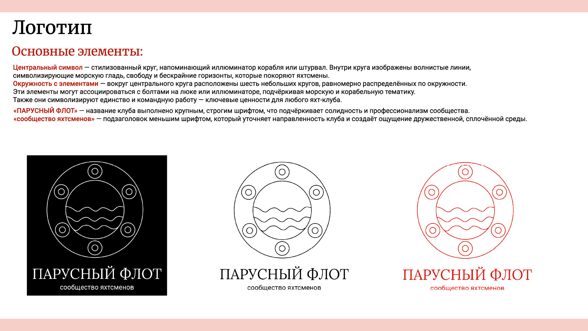 Айдентика для яхт-клуба «Парусный флот» — Изображение №6 — Брендинг на Dprofile