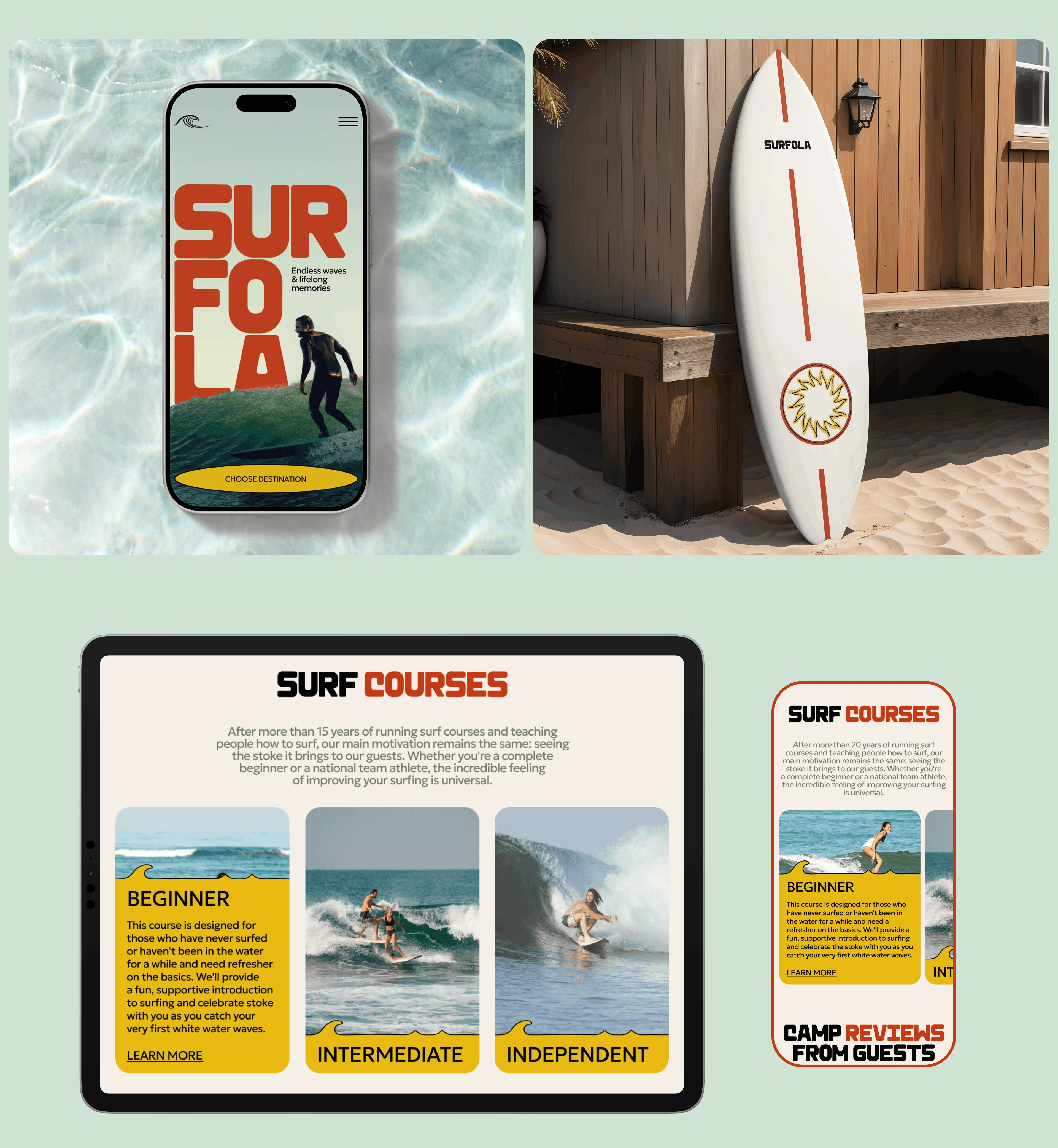 SURF OLA | UX/UI | WEB DESIGN — Изображение №5 — Интерфейсы на Dprofile