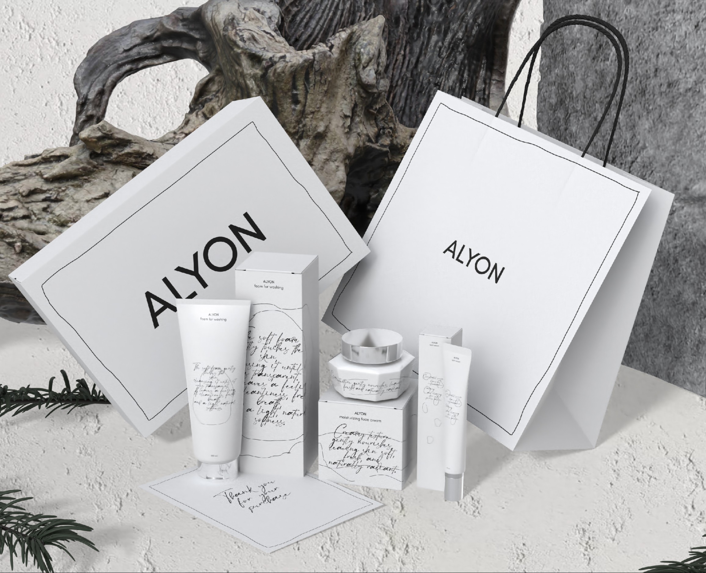 ALYON | айдентика для уходовой косметики — Брендинг на Dprofile