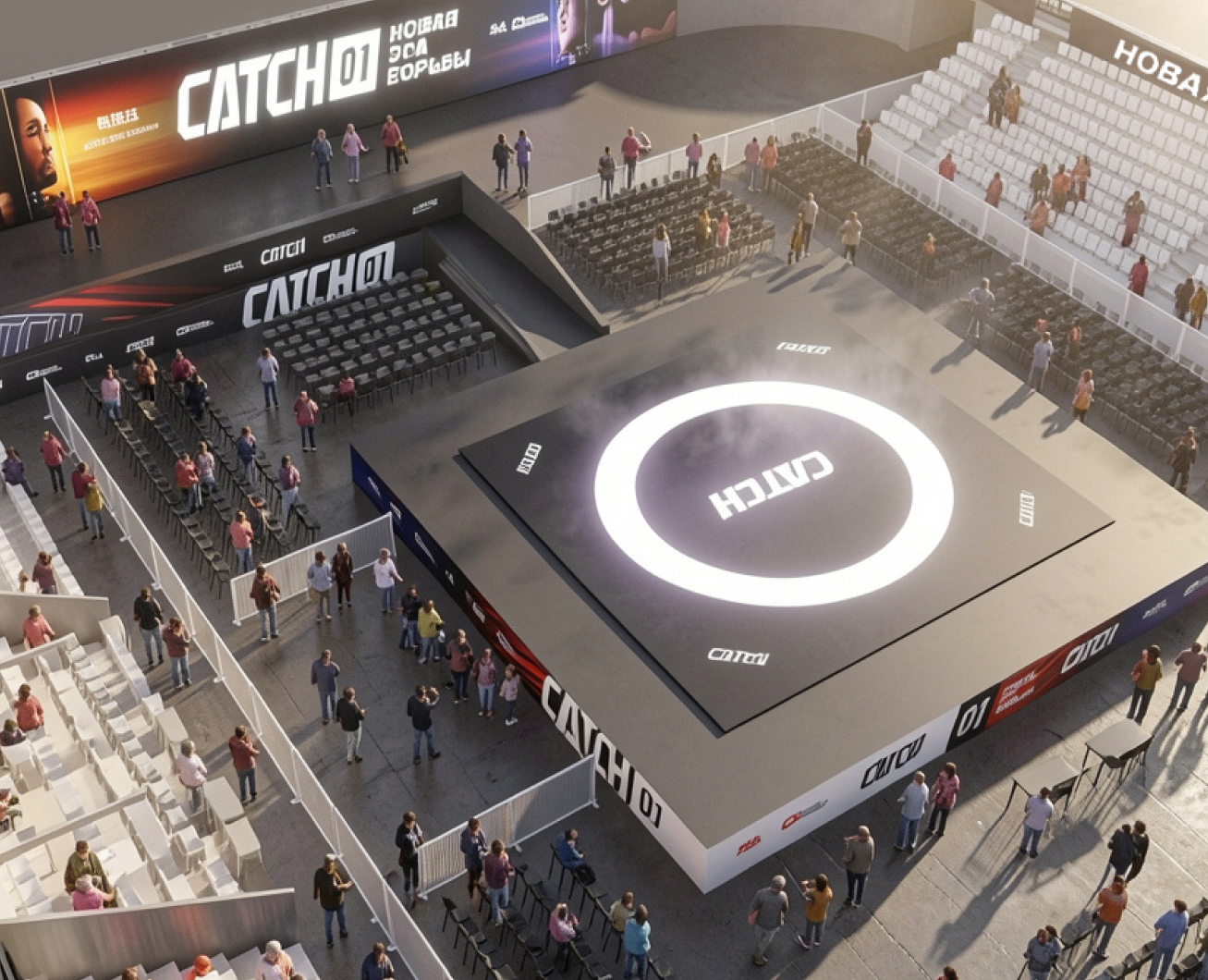 Турнир по борьбе CATCH — Брендинг, Графика на Dprofile