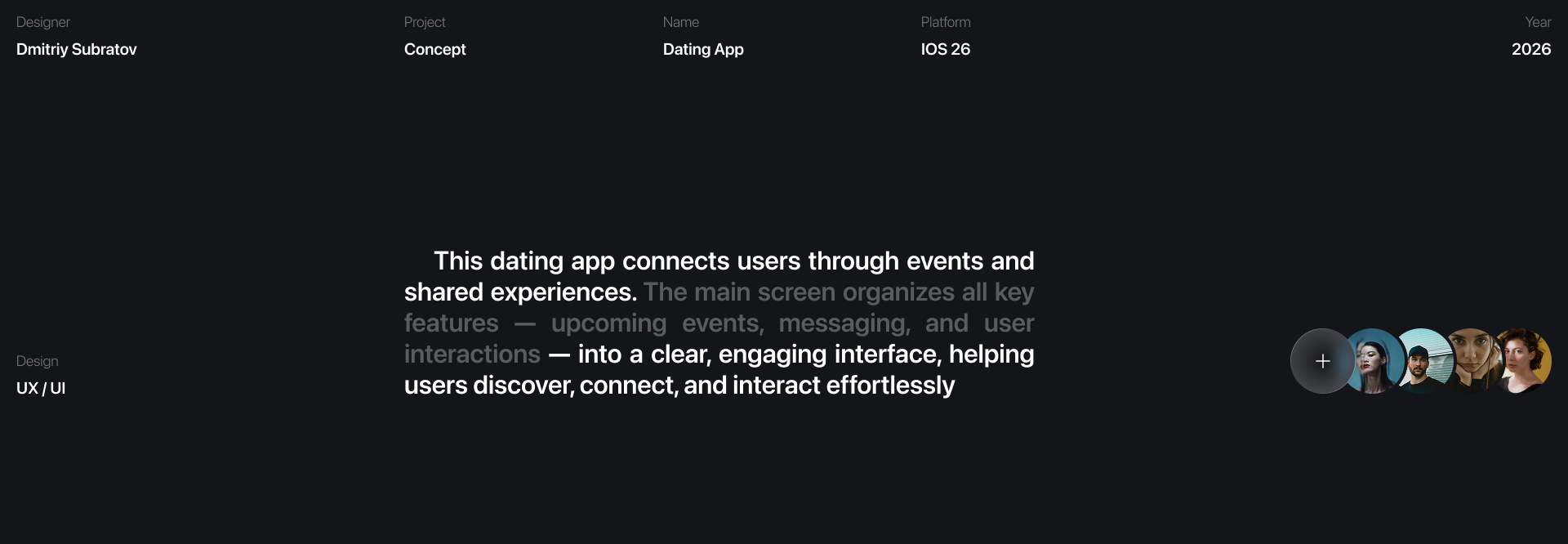 Dating / App — Изображение №1 — Интерфейсы на Dprofile