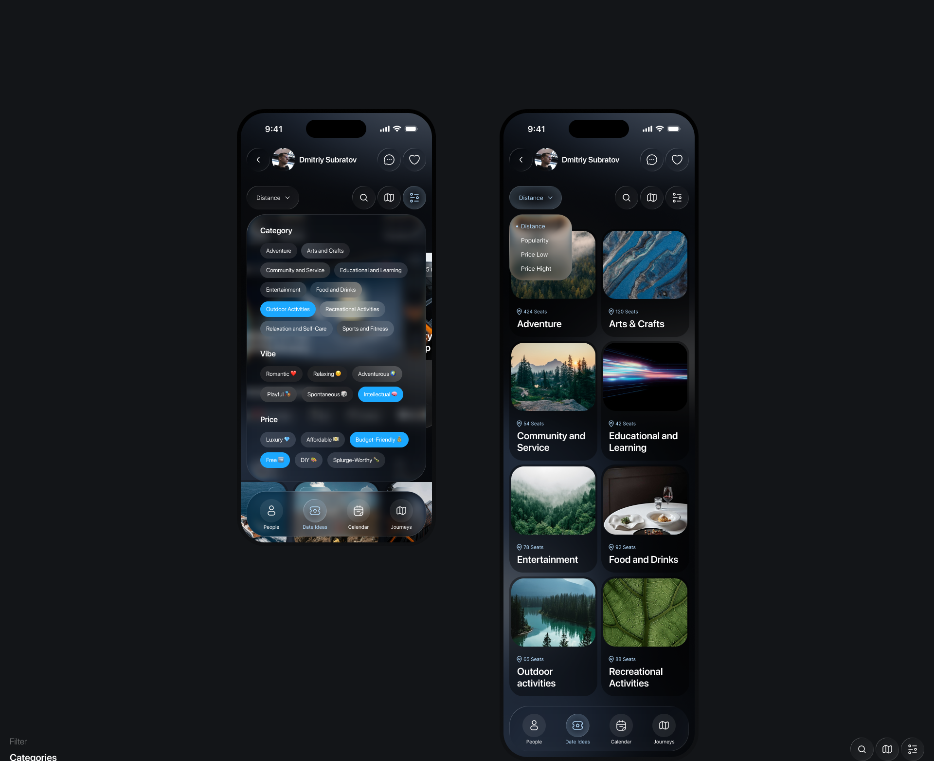 Dating / App — Изображение №9 — Интерфейсы на Dprofile