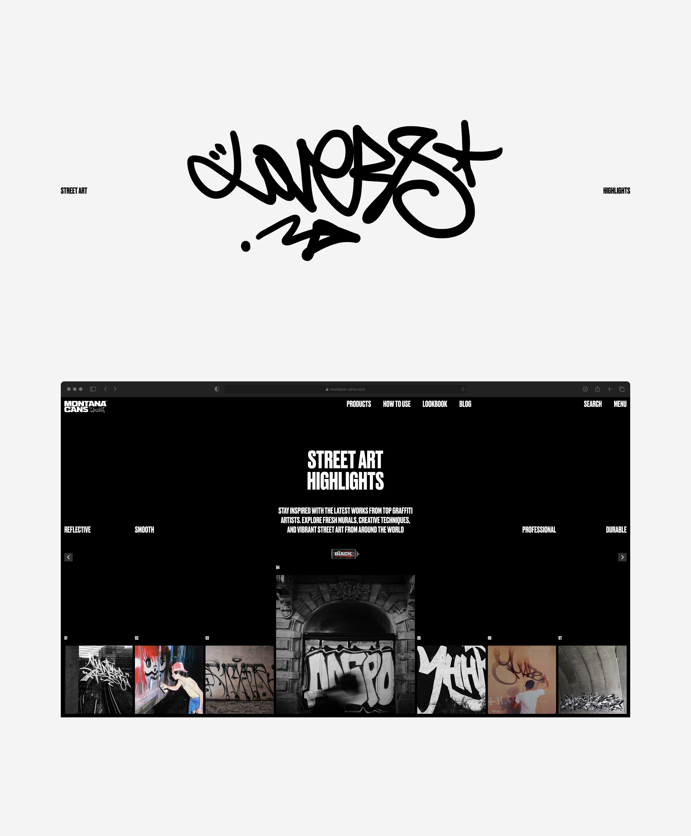 Montana Cans / Web — Изображение №9 — Интерфейсы на Dprofile