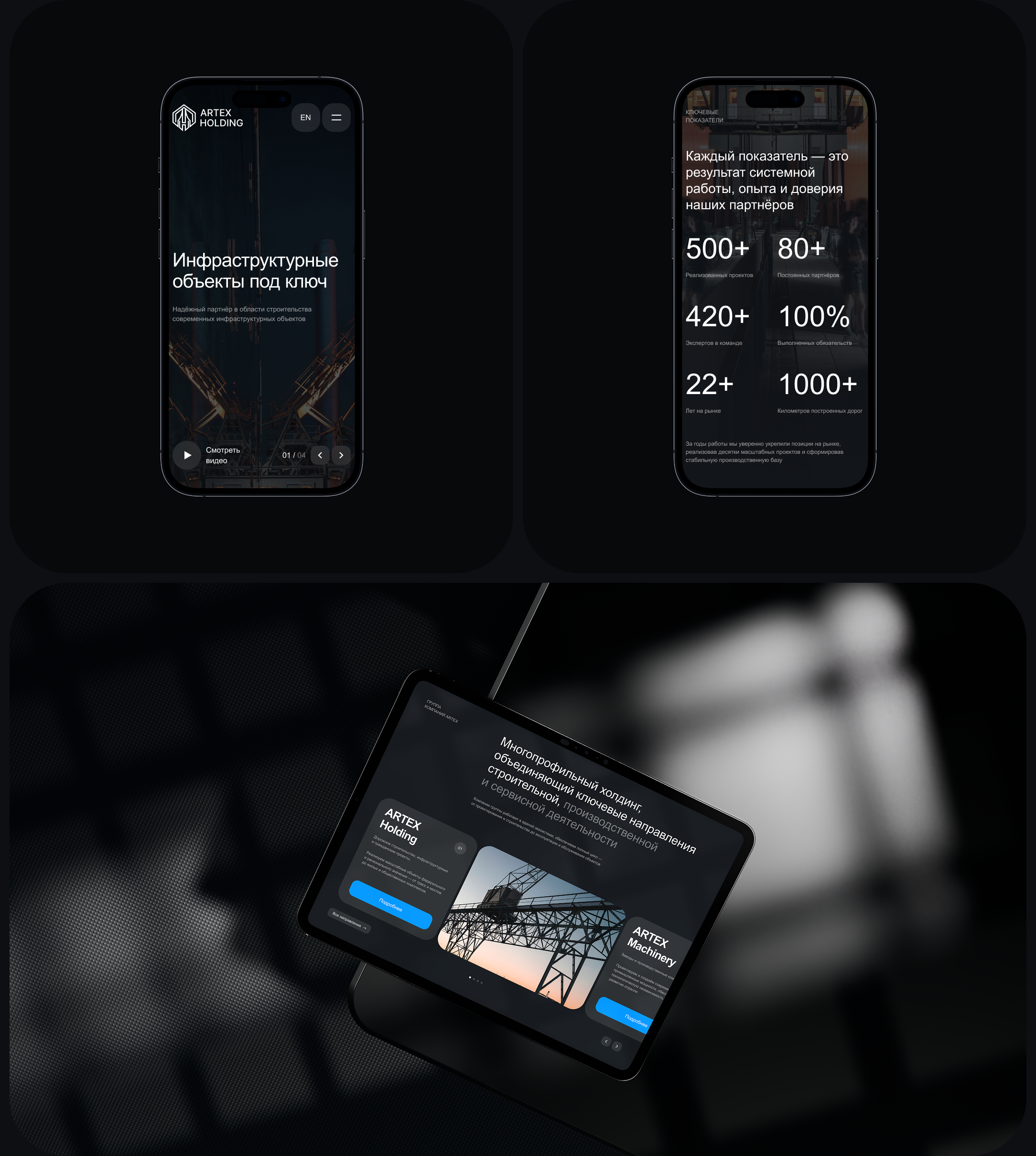 Artex Holding / Web — Изображение №4 — Интерфейсы на Dprofile