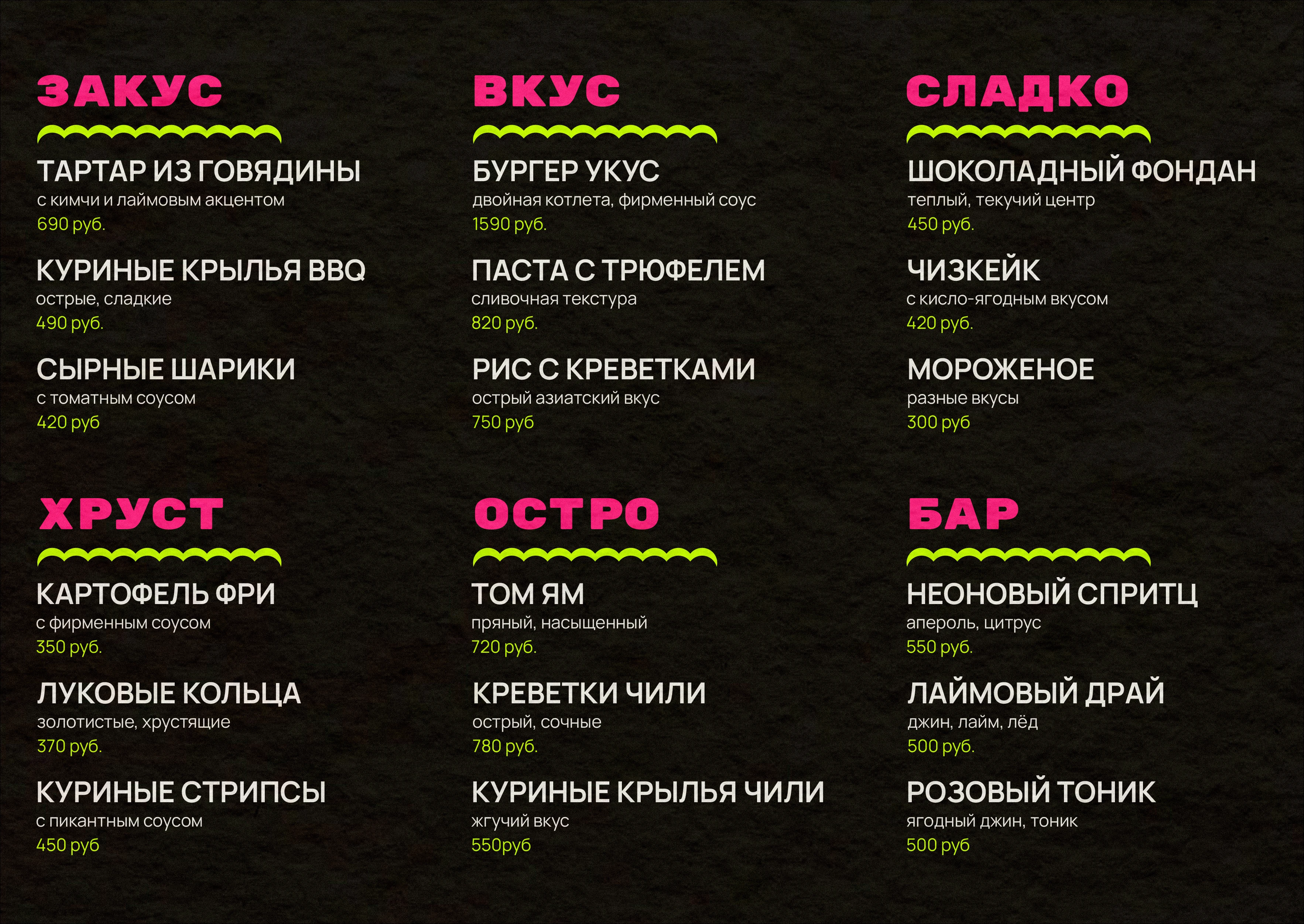 УКУС | Айдентика гастробара — Изображение №8 — Брендинг на Dprofile