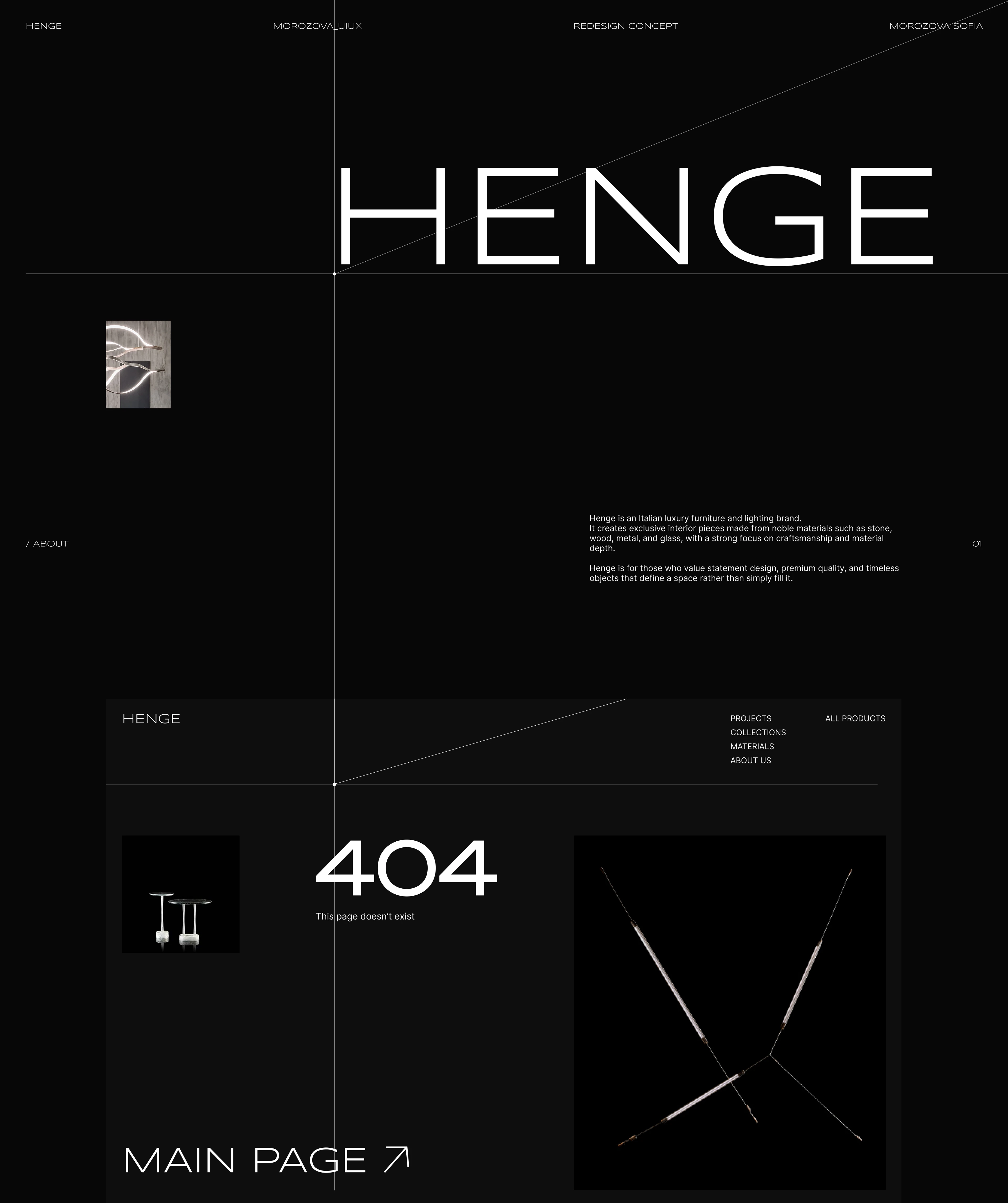 Henge-Website-Design — Изображение №1 — Интерфейсы на Dprofile