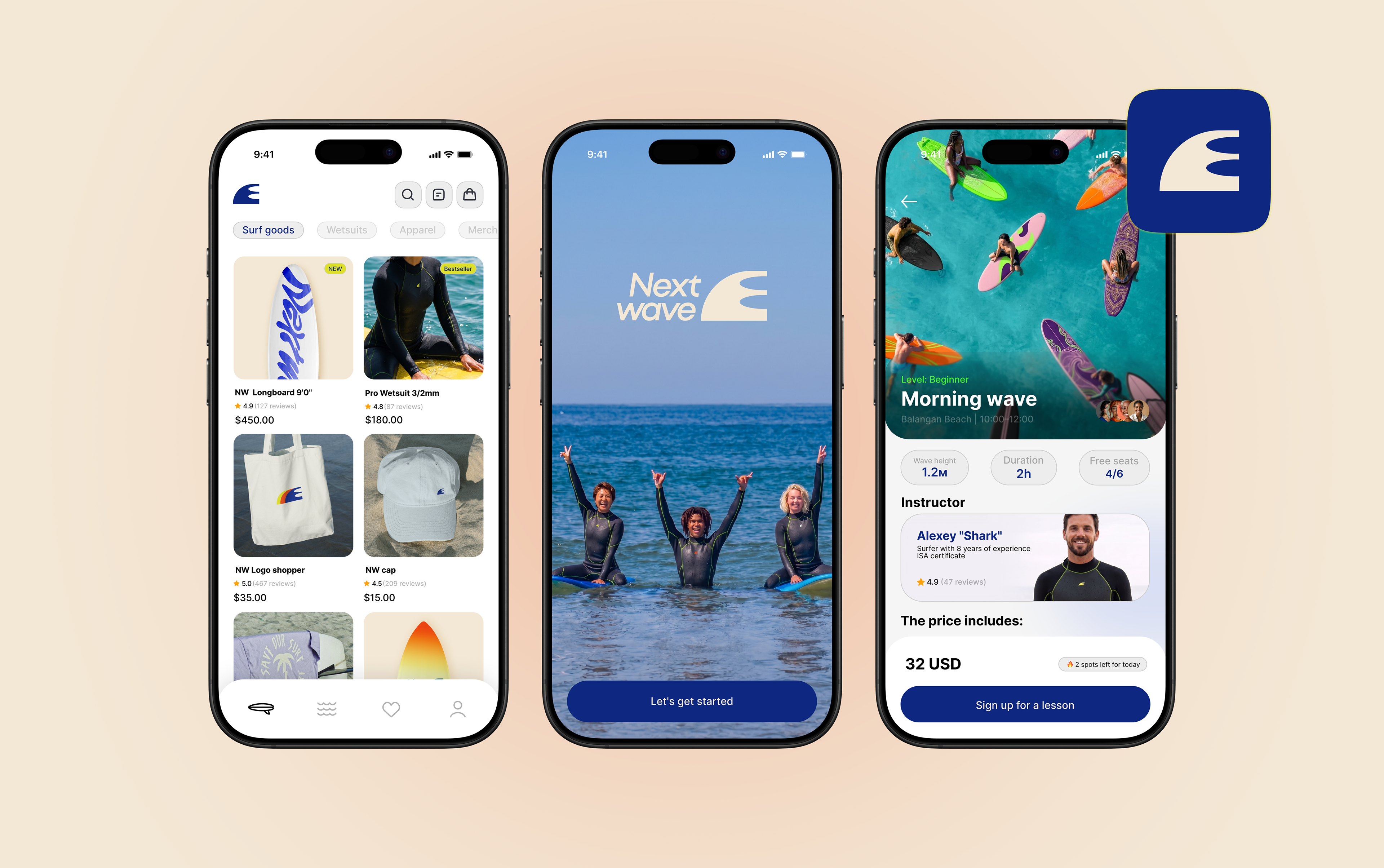Next Wave — Brand Identity & UI/UX — Изображение №6 — Интерфейсы, Брендинг на Dprofile