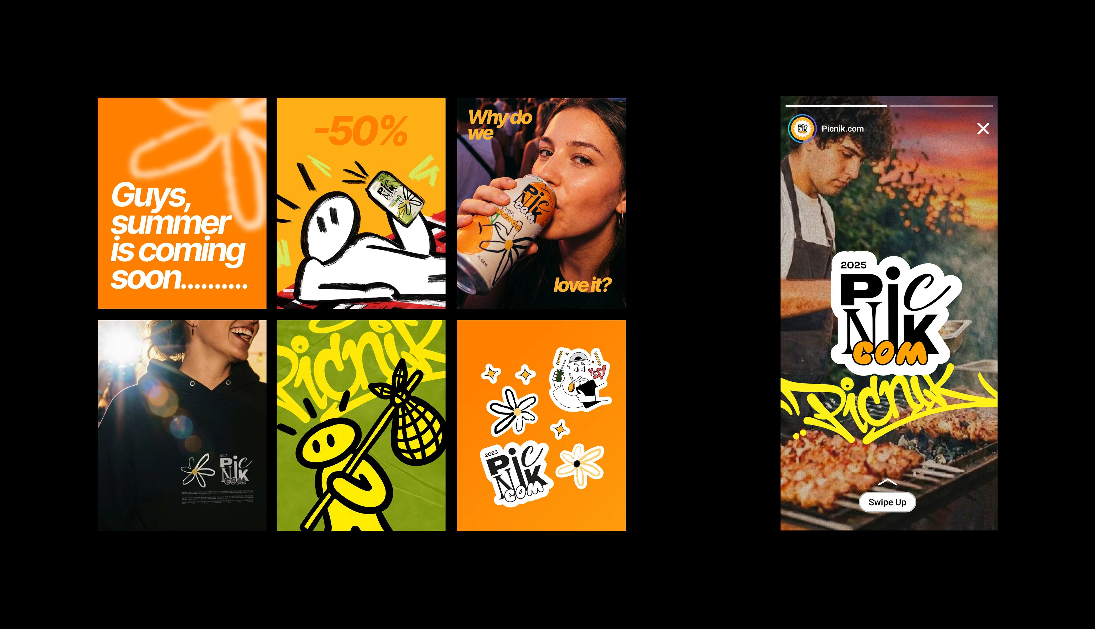 Picnik.com - brand identity, merch — Изображение №10 — Брендинг на Dprofile