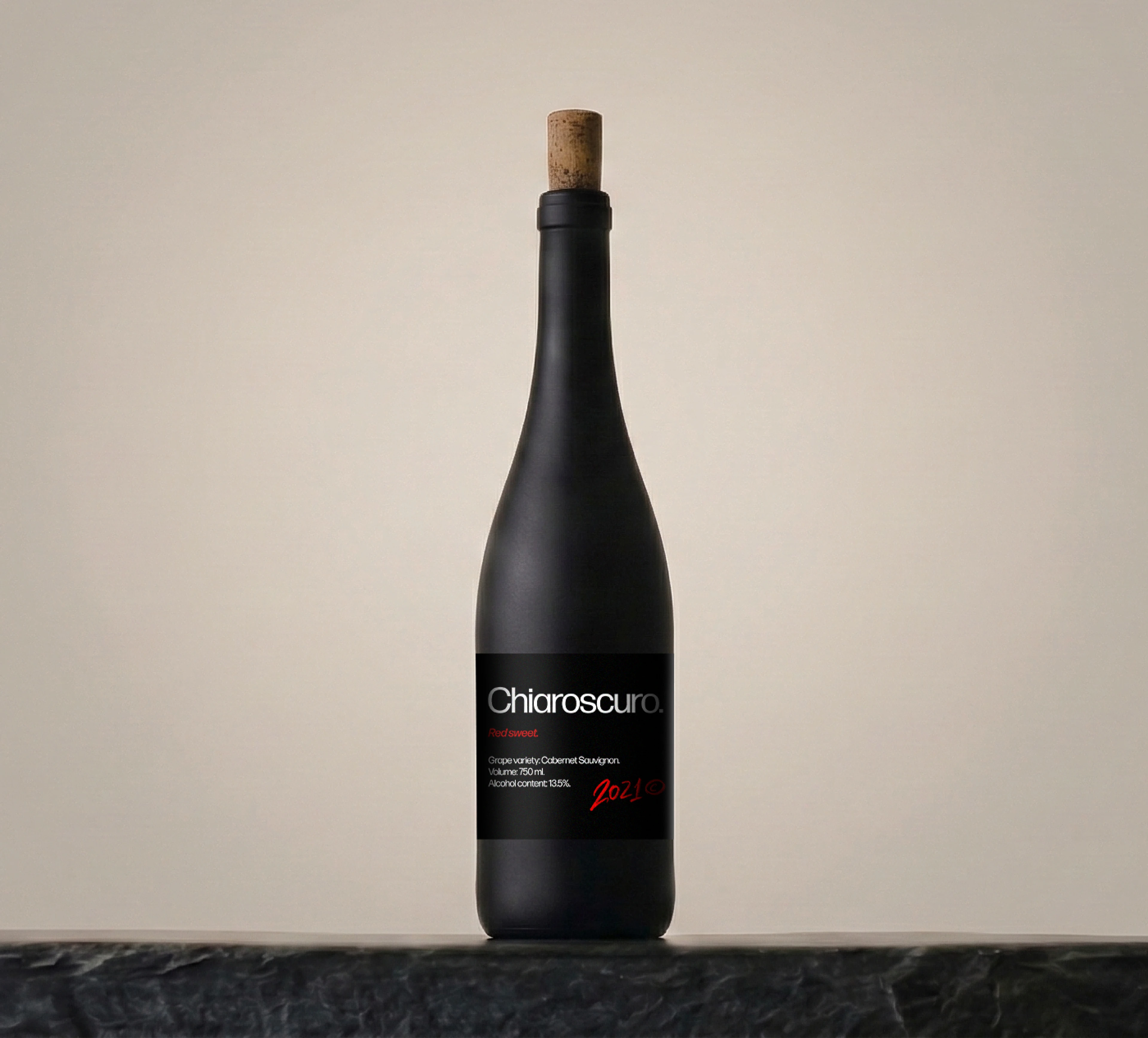 Identity and label design for a wine bar "Chiaroscuro." — Изображение №3 — Брендинг на Dprofile