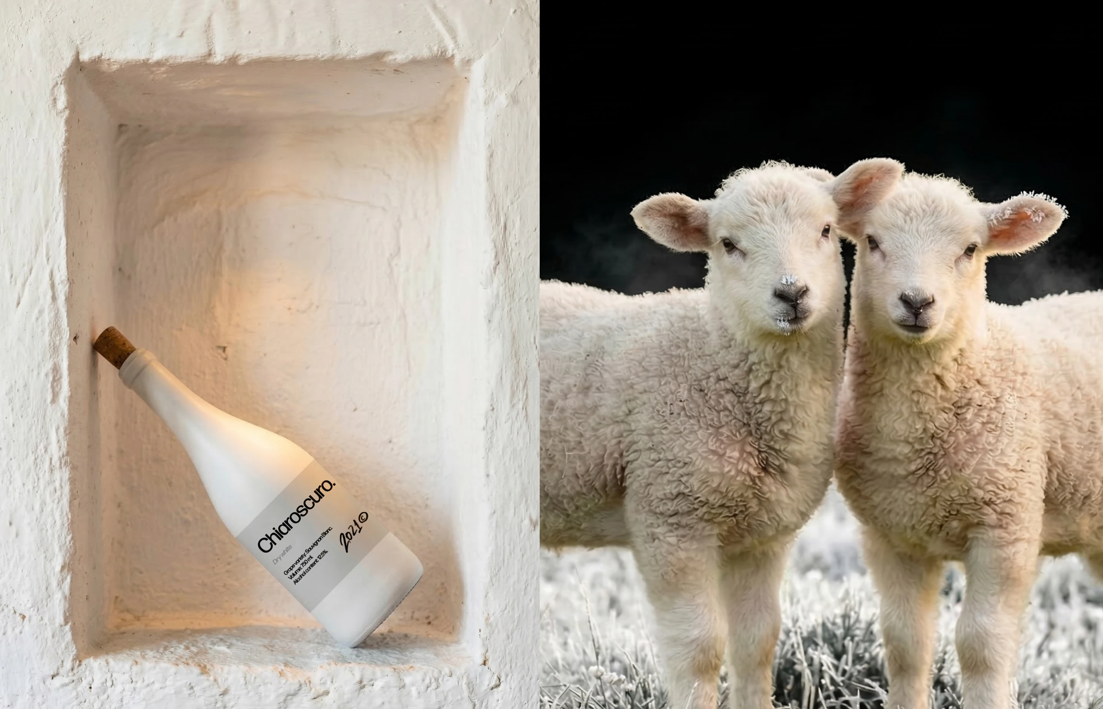 Identity and label design for a wine bar "Chiaroscuro." — Изображение №7 — Брендинг на Dprofile