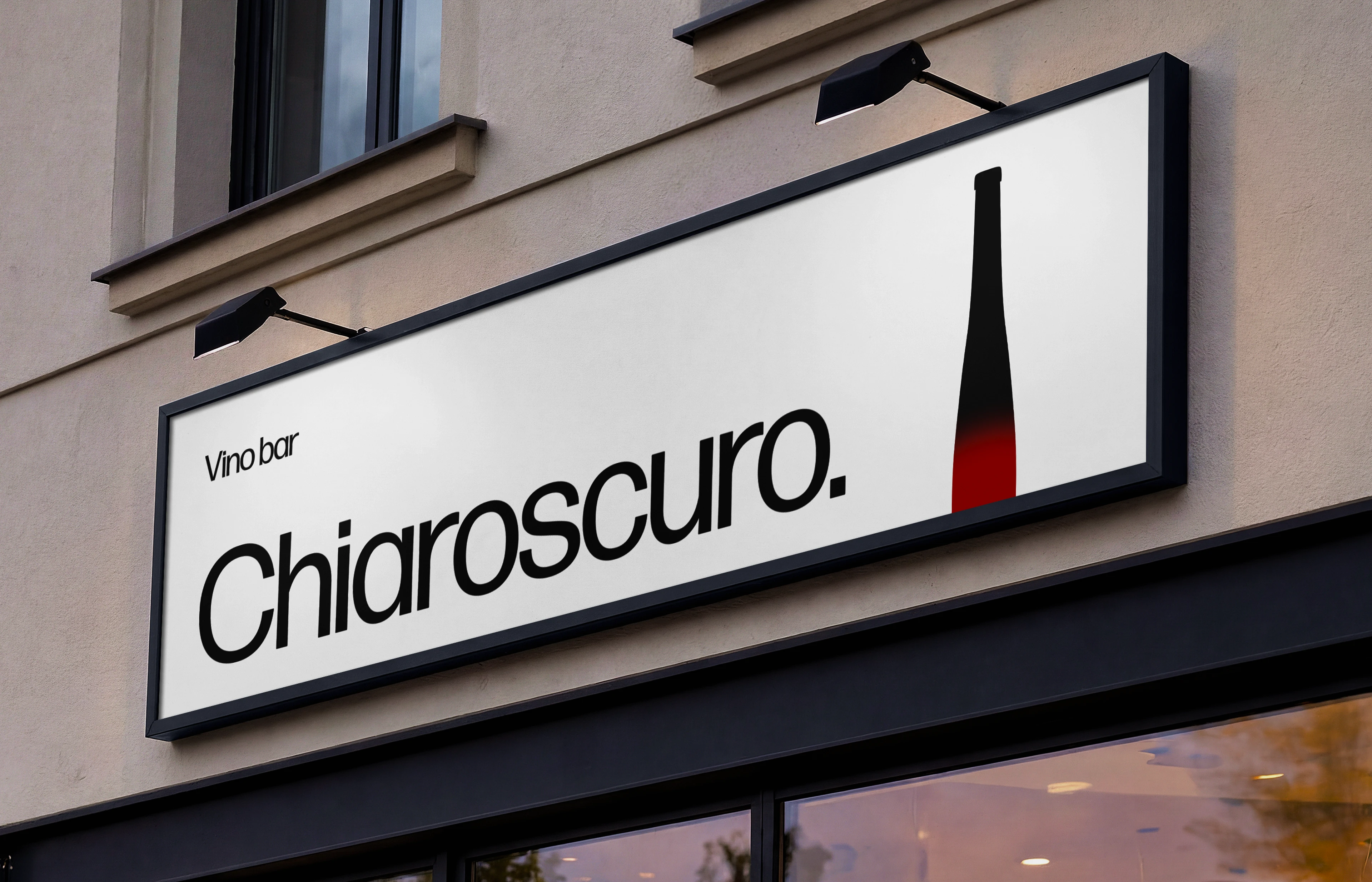 Identity and label design for a wine bar "Chiaroscuro." — Изображение №11 — Брендинг на Dprofile