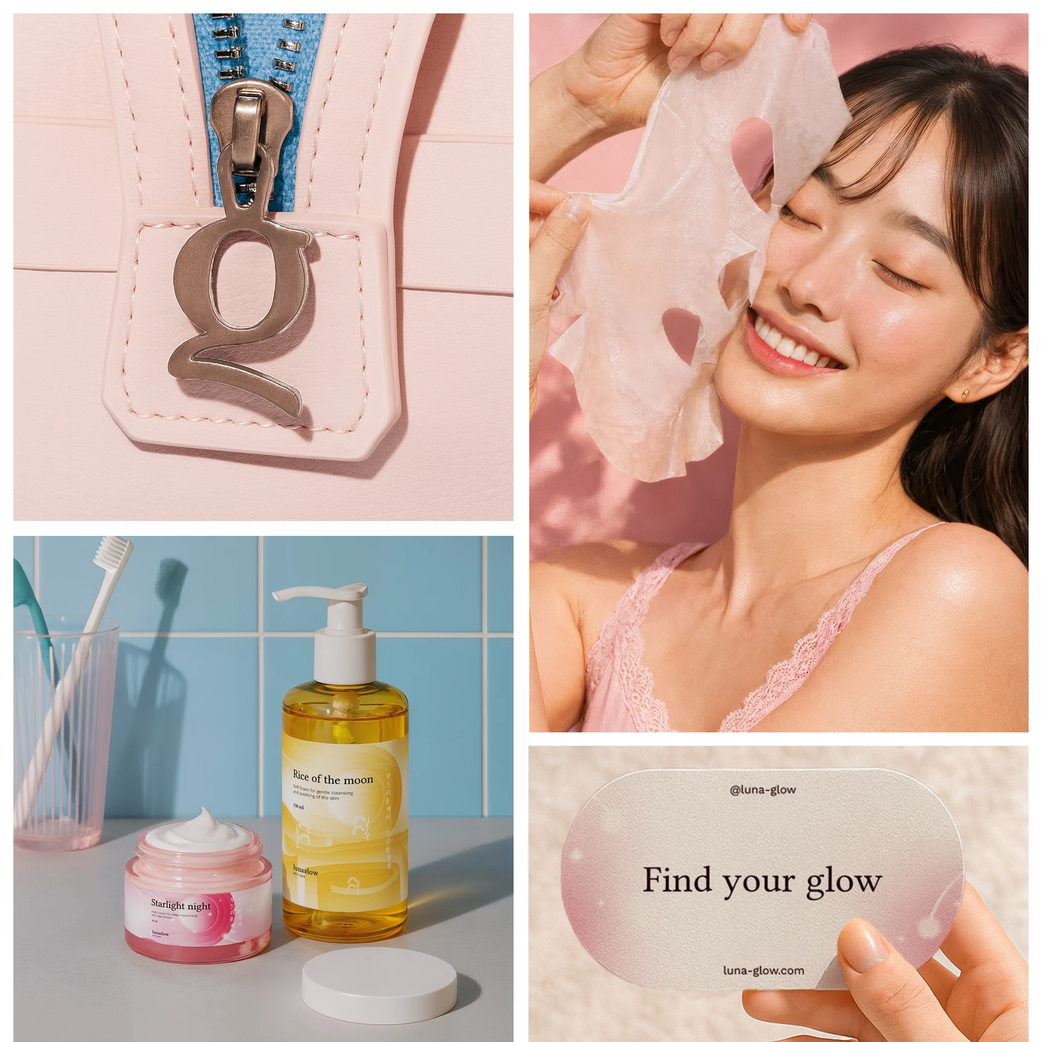 LunaGlow |Бренд уходовой косметики — Изображение №5 — Брендинг, Иллюстрация на Dprofile