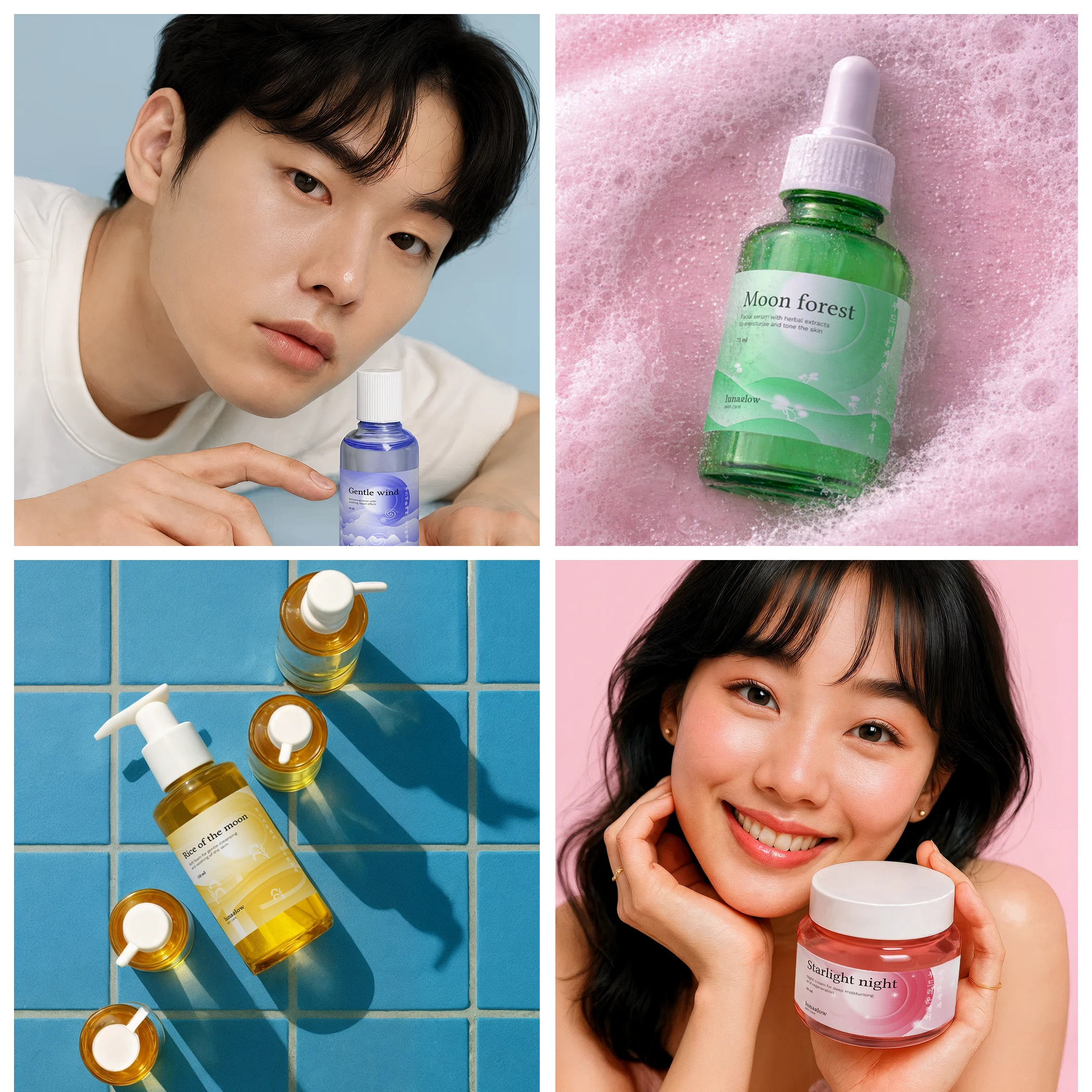 LunaGlow |Бренд уходовой косметики — Изображение №3 — Брендинг, Иллюстрация на Dprofile