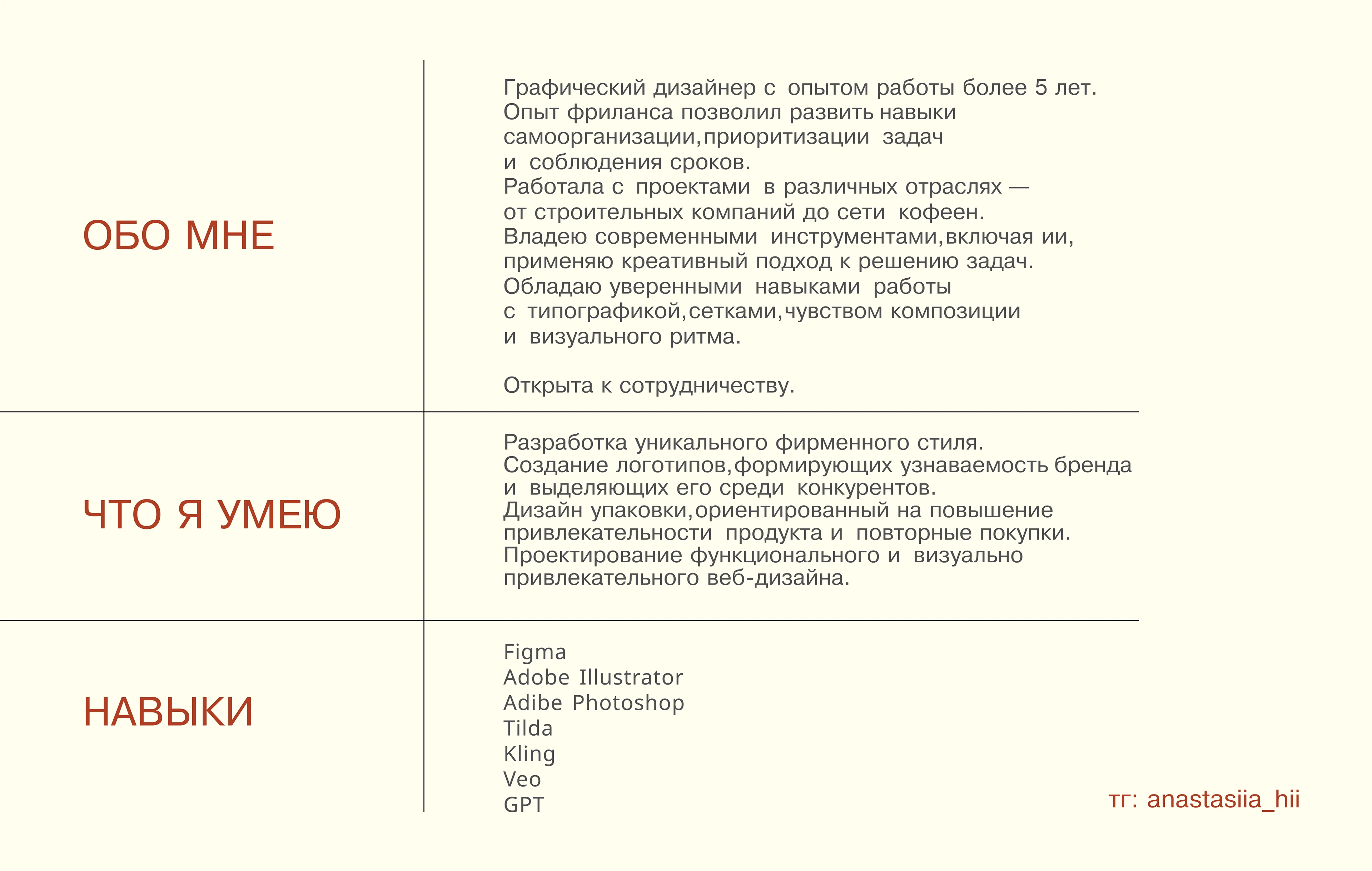 Портфолио/Резюме графический дизайнер — Изображение №2 — Интерфейсы, Брендинг на Dprofile