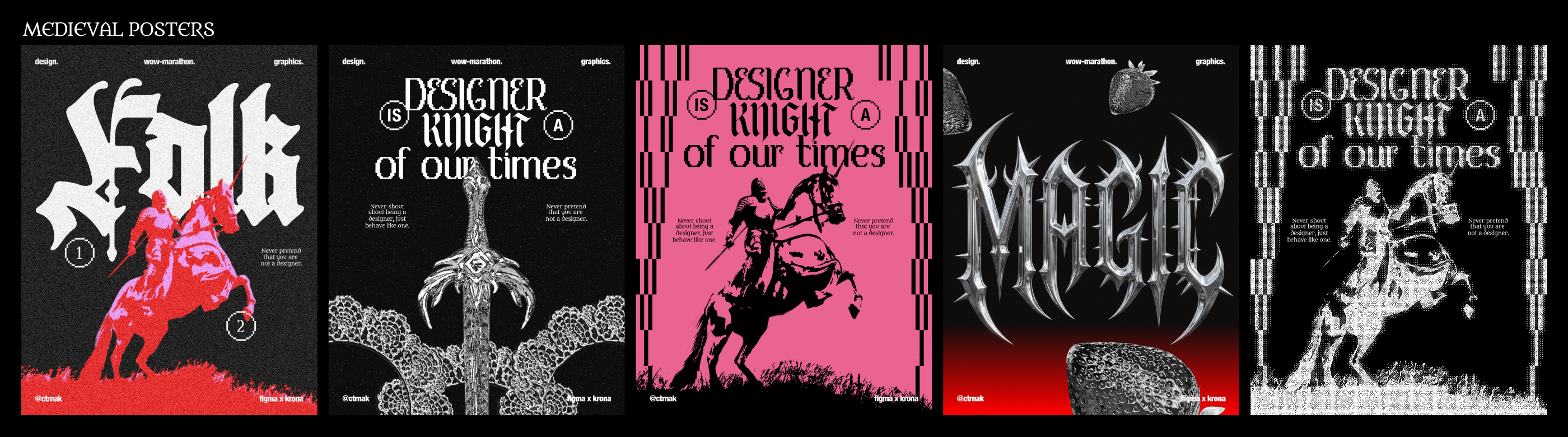 Graphic Poster | Collection - VOL 1 — Изображение №3 — Графика на Dprofile