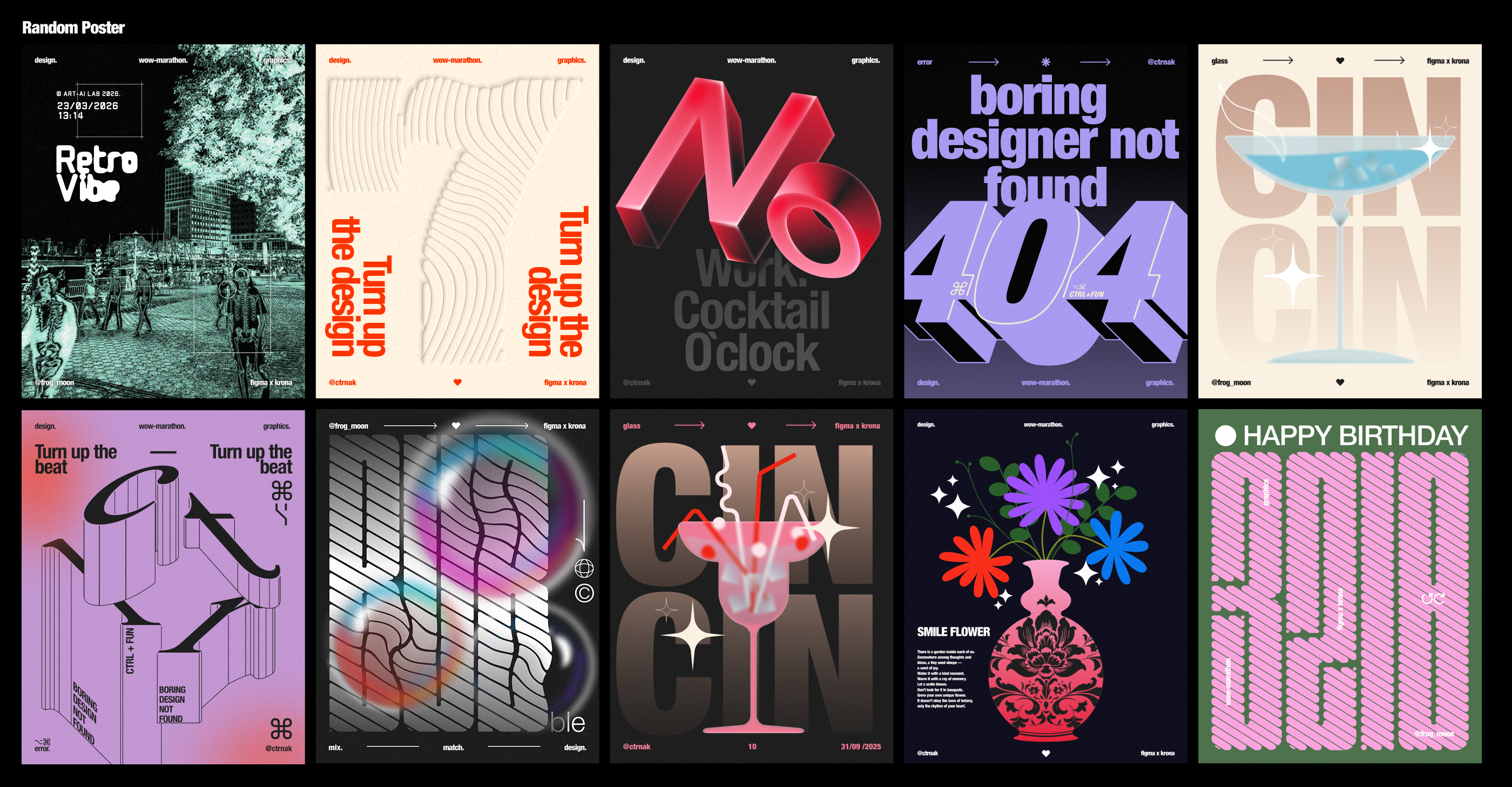 Graphic Poster | Collection - VOL 1 — Изображение №11 — Графика на Dprofile