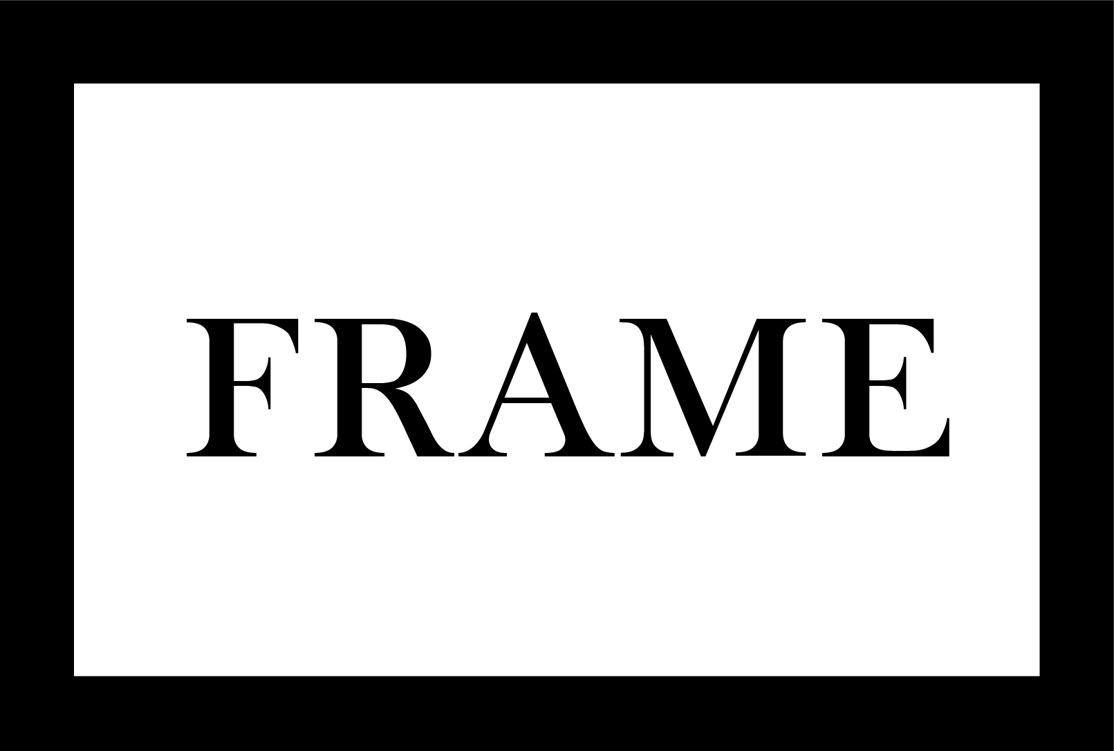 Шрифт "FRAME" — Изображение №1 — Графика на Dprofile