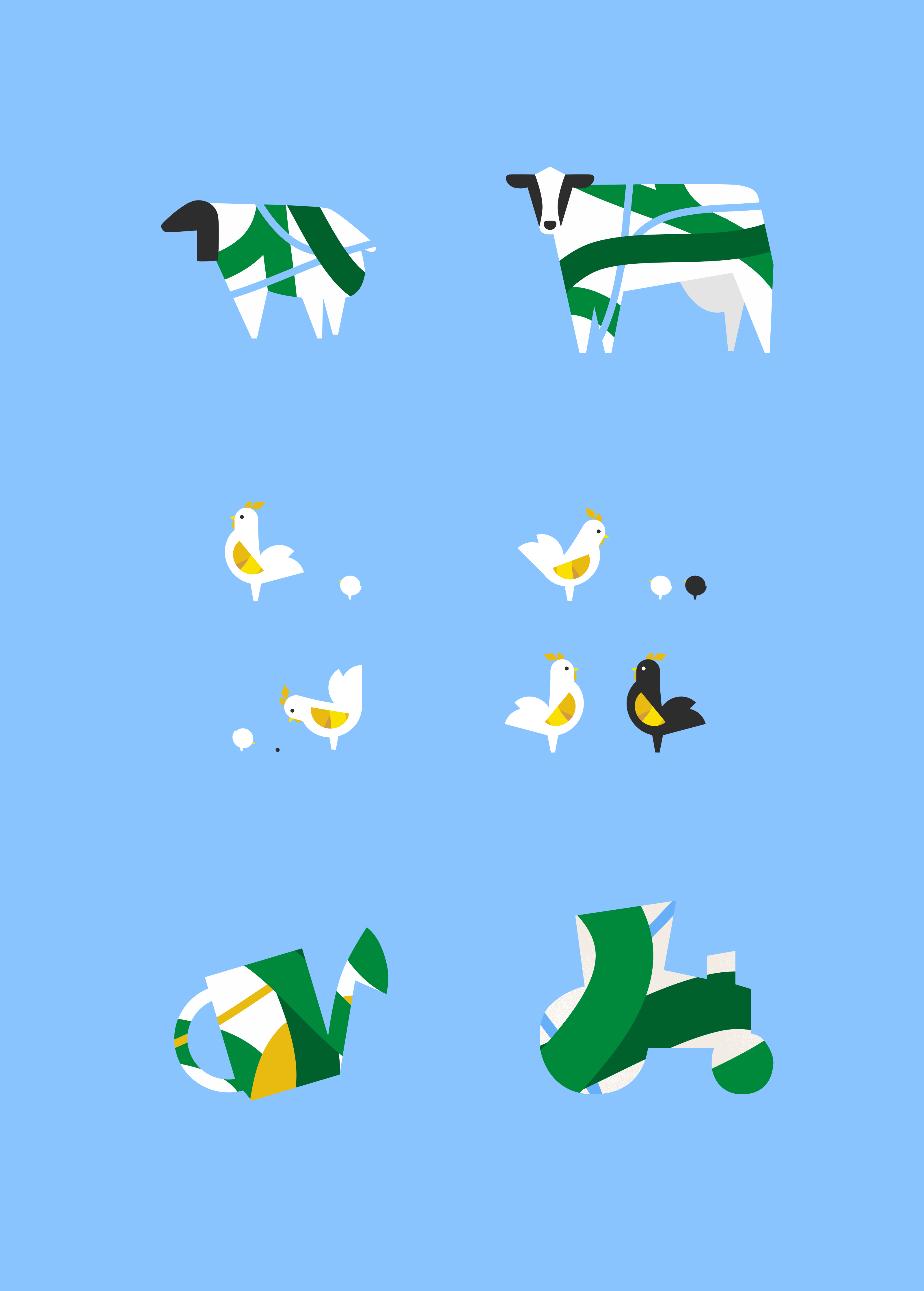 Айдентика конкурса «Я в Агро» — Изображение №10 — Брендинг, Иллюстрация на Dprofile