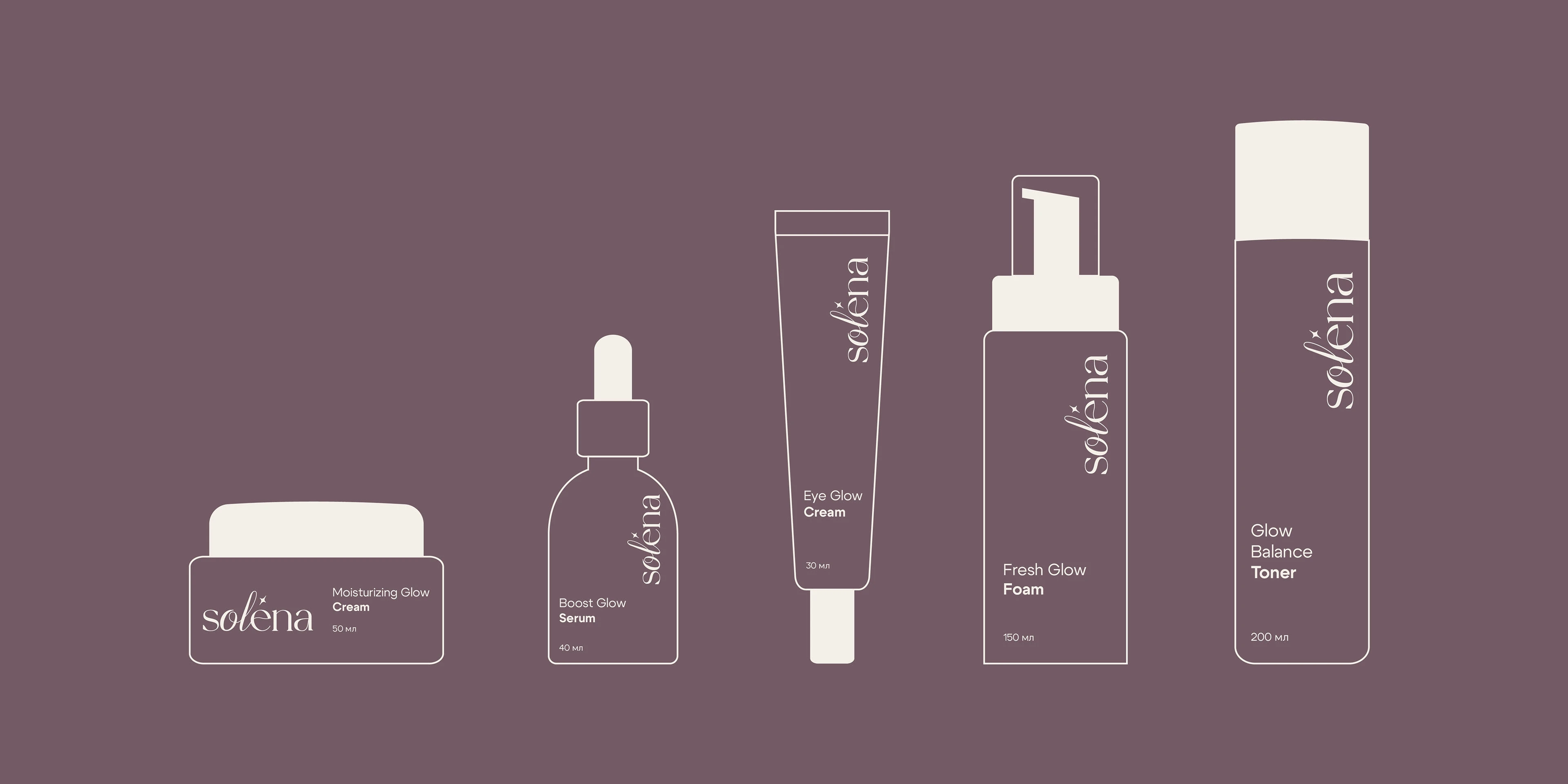 Solena — Skincare Brand Identity — Изображение №8 — Брендинг на Dprofile