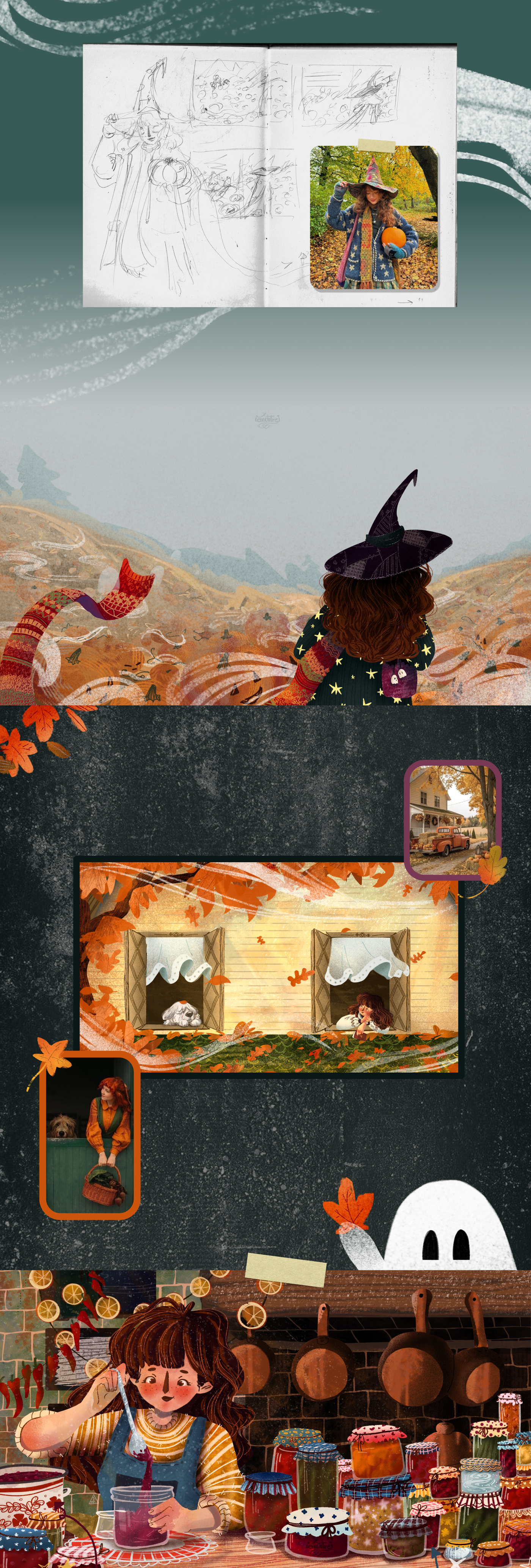 Инктобер 2025 "Уютные скетчи" — Изображение №4 — Иллюстрация, Графика на Dprofile