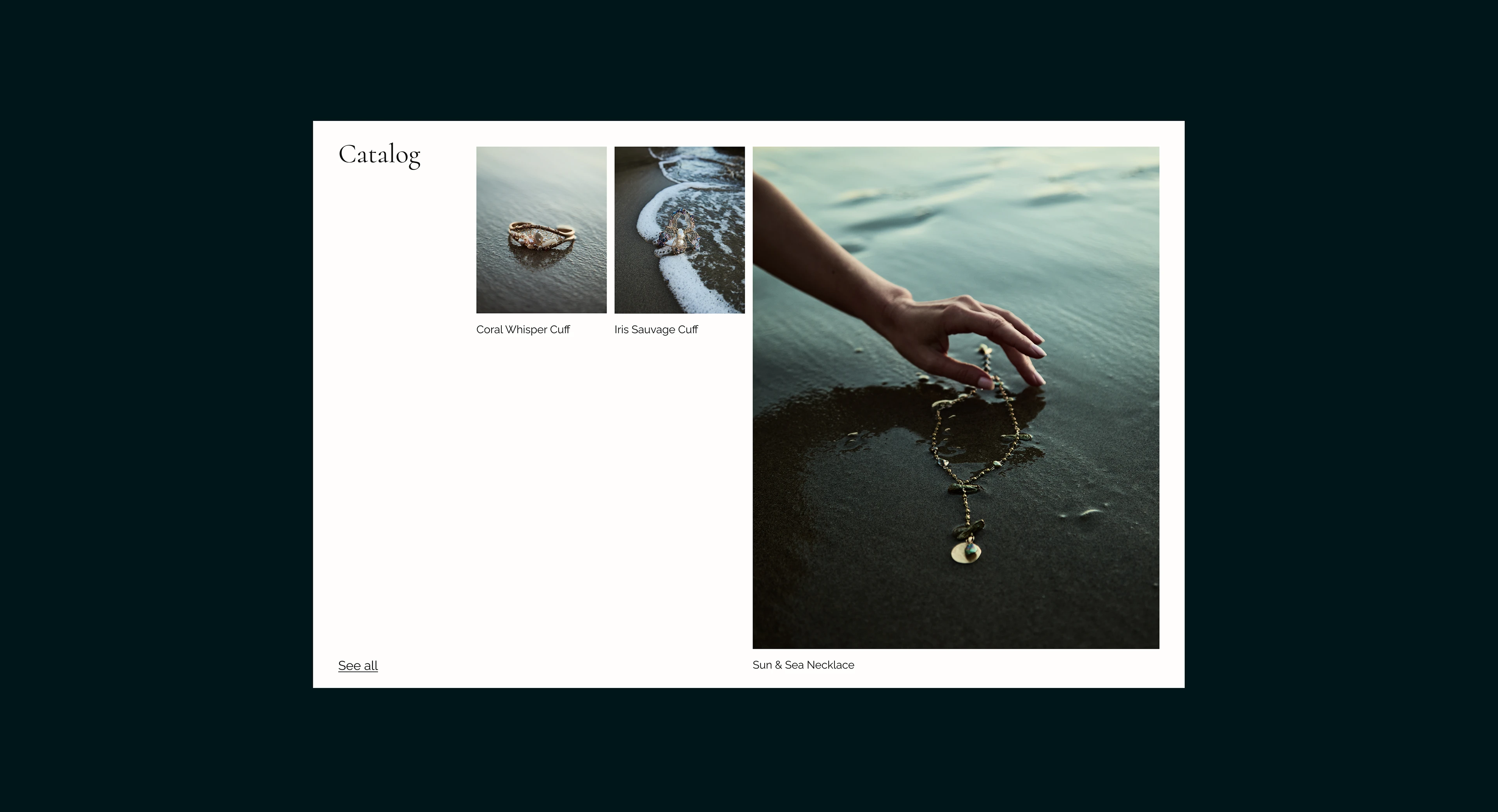 OBÉLO | Jewelry Website Design — Изображение №5 — Интерфейсы на Dprofile