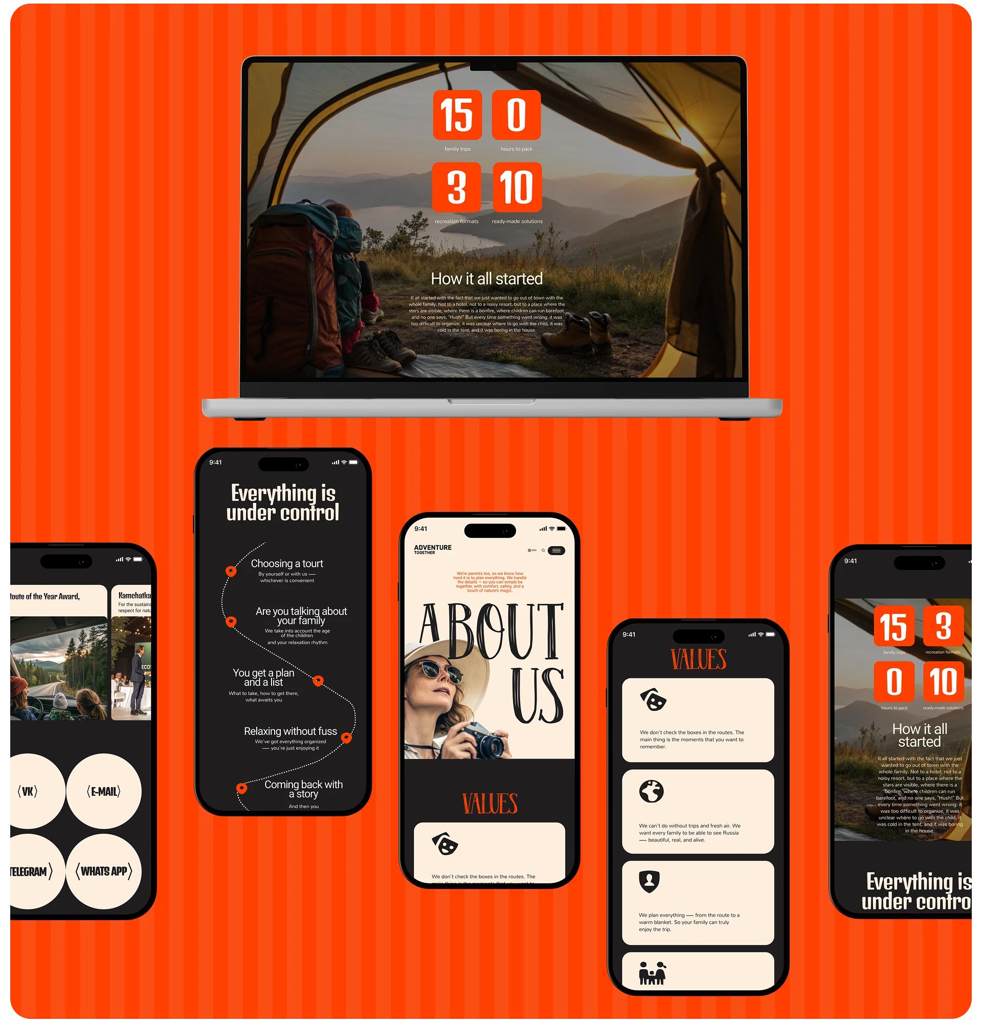 ADVENTURE TOGETHER | Corporate Website — Изображение №11 — Интерфейсы на Dprofile